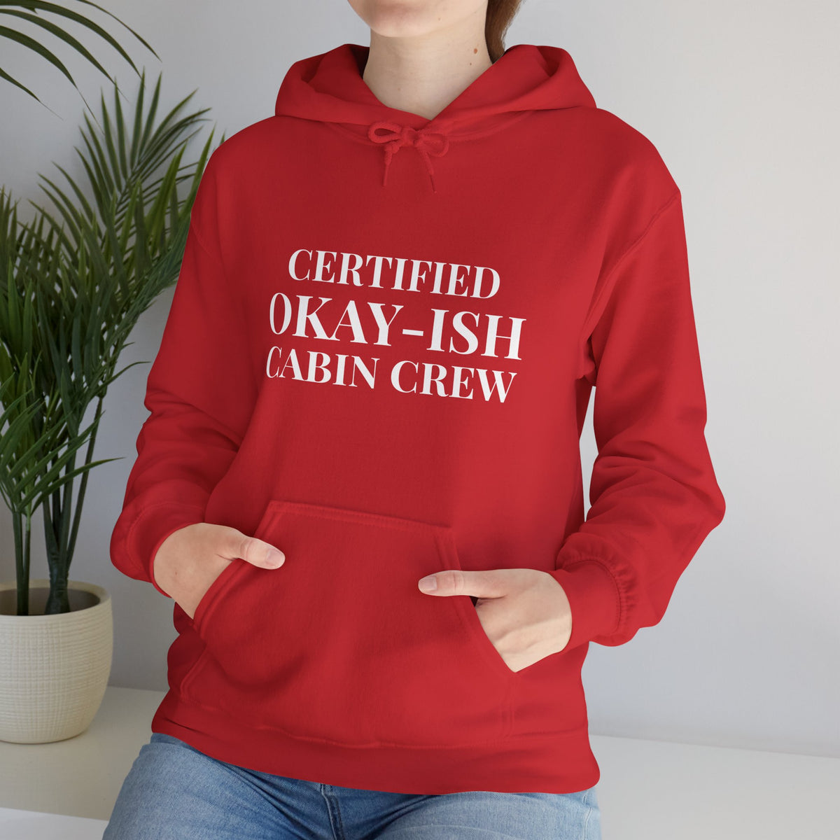 Certified Okay-ish Cabin Crew - Pullover Hoodie