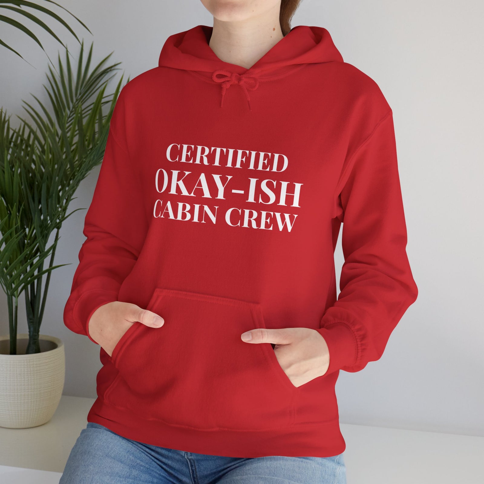 Certified Okay-ish Cabin Crew - Pullover Hoodie