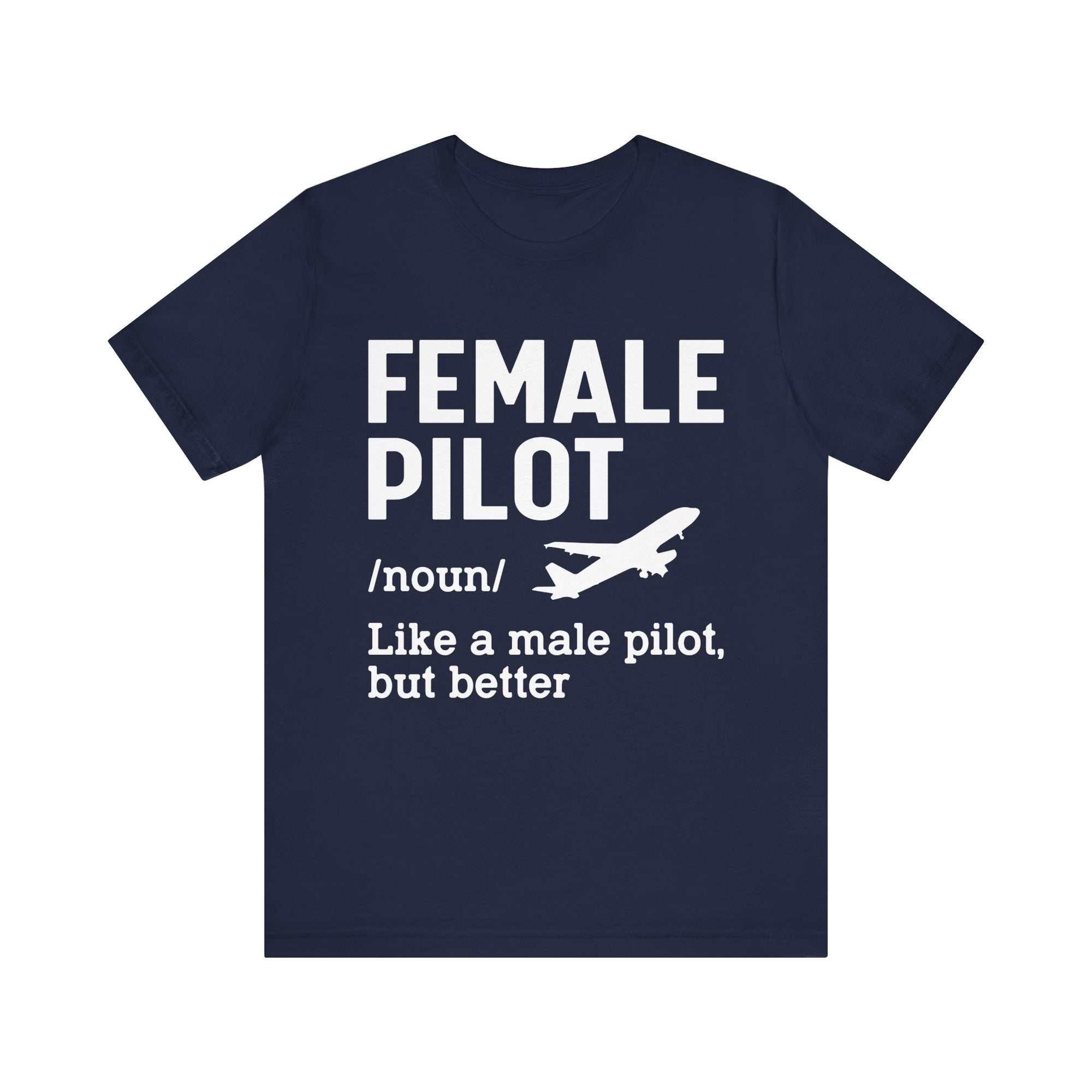 Female Pilot - Unisex Jersey Tee