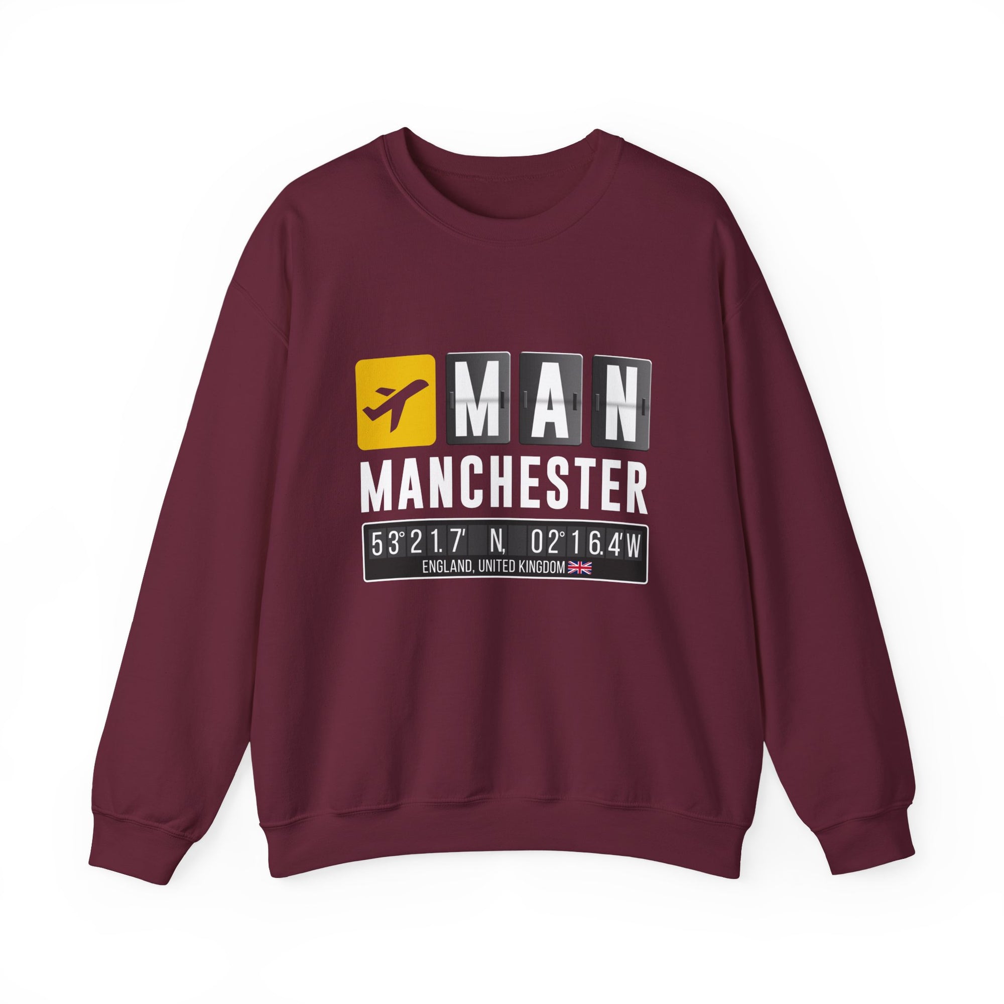 MAN Manchester Airport UK    -  Crewneck Sweatshirt