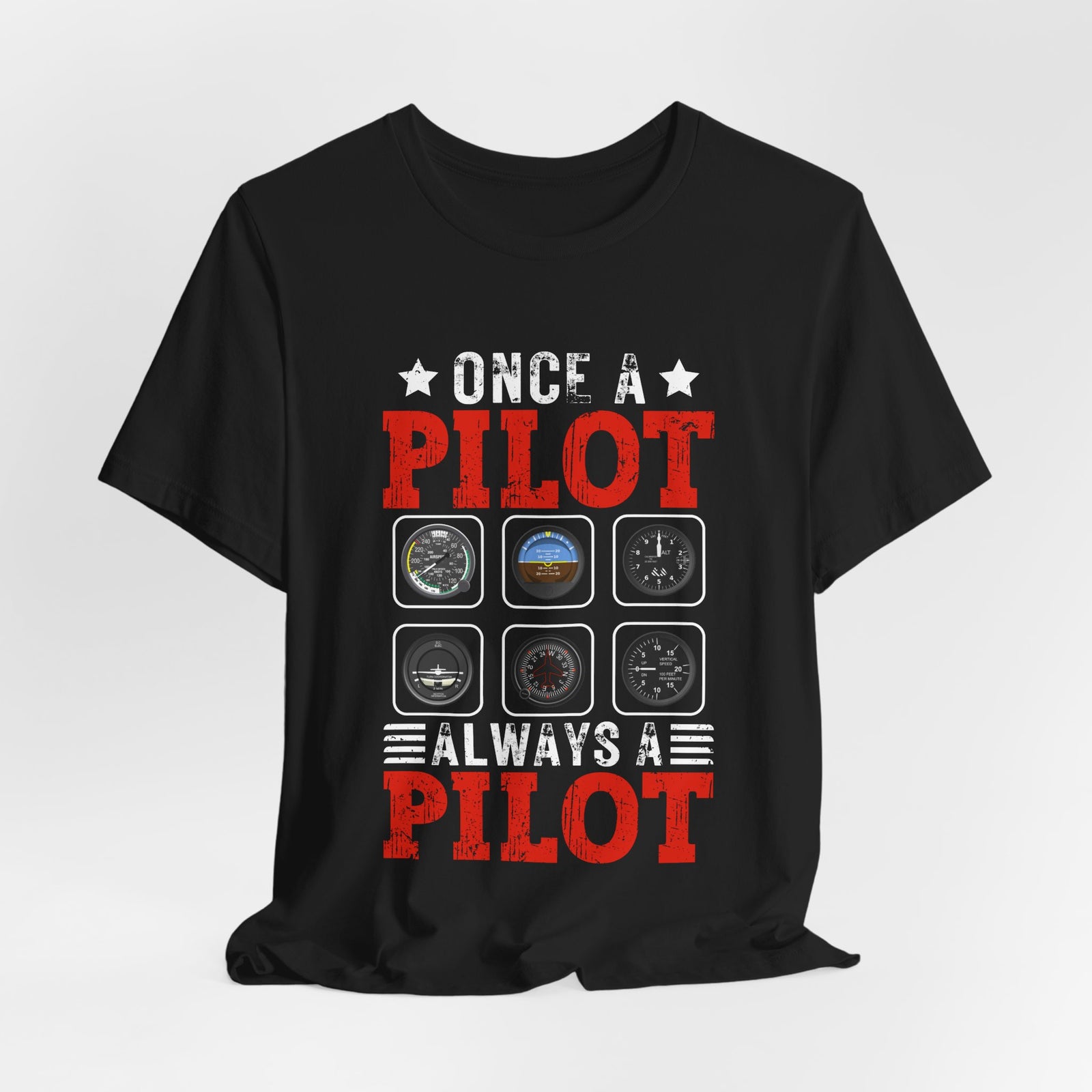 Once A Pilot Always A Pilot - Unisex Jersey Tee