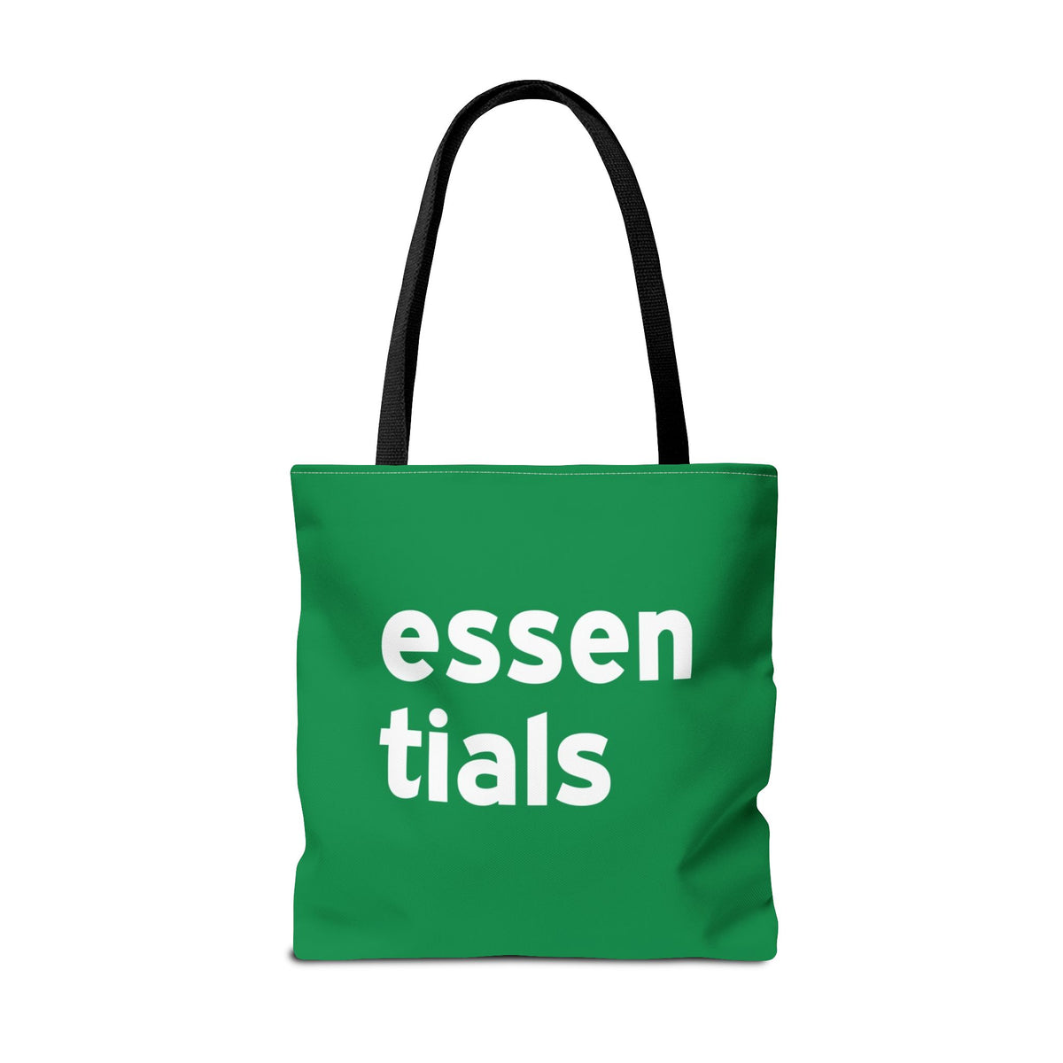 Essentials Tote Bag — Printed Green Travel Tote