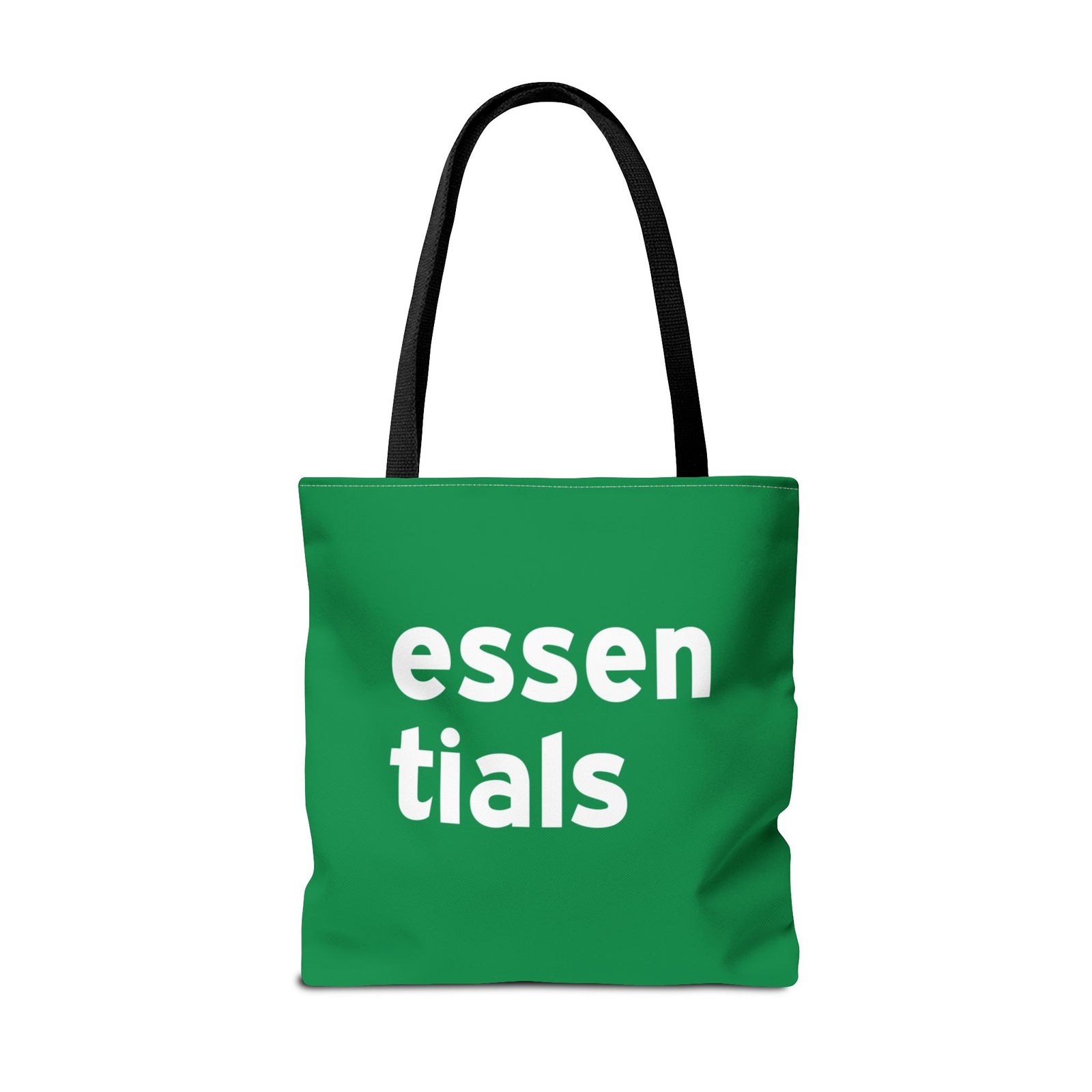 Essentials Tote Bag — Printed Green Travel Tote