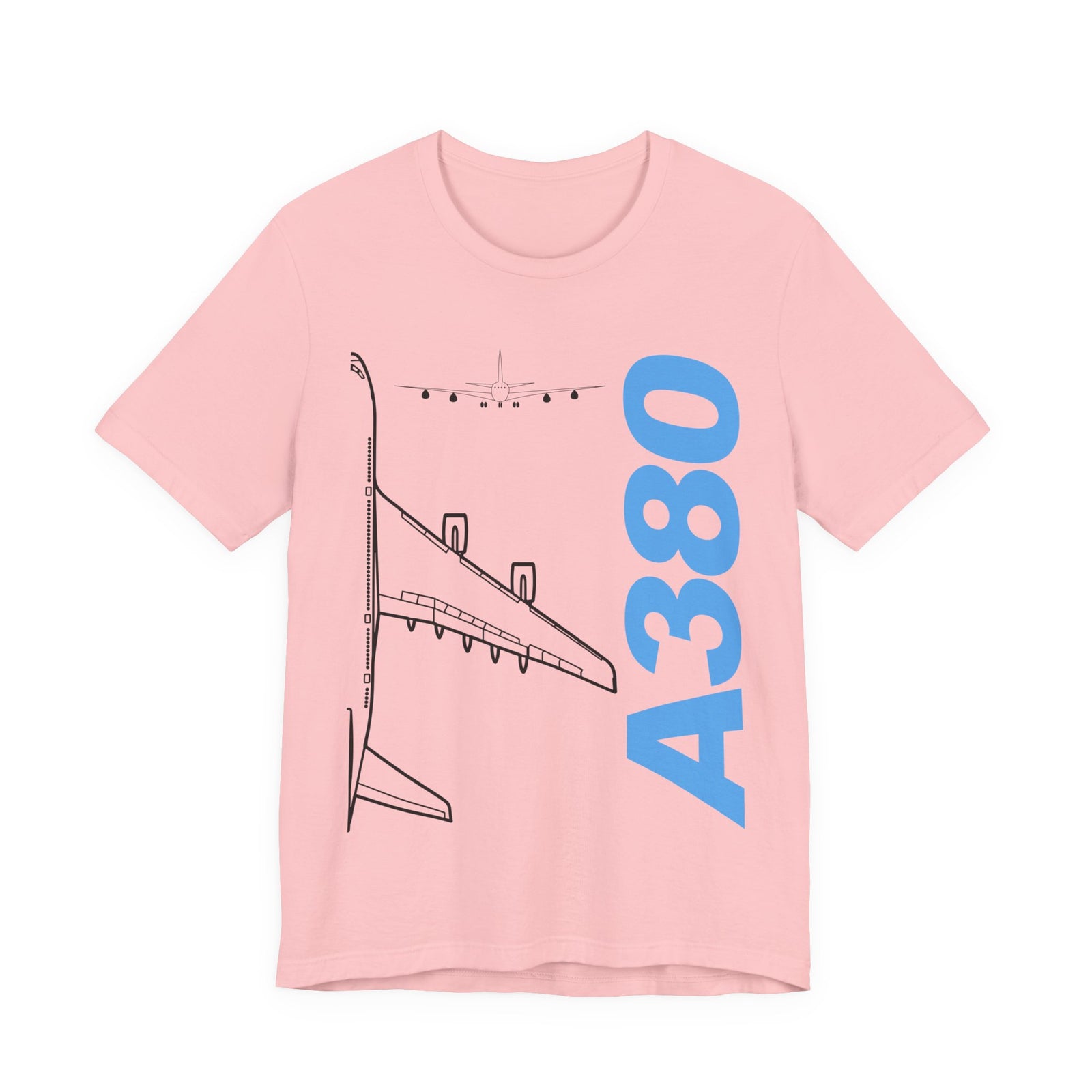 Airbus A380 Unisex Jersey Tee - Perfect for Aviation Enthusiasts