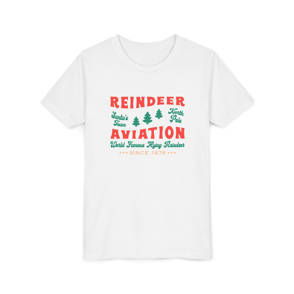 Reindeer Aviation    - Unisex Youth Short Sleeve Tee