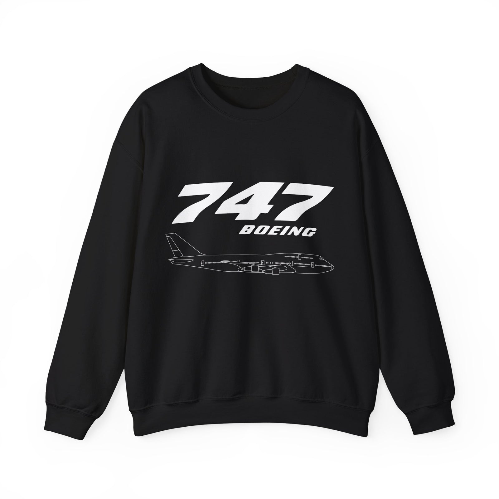 747 Crewneck Sweatshirt - Travel Inspiring Cozy Apparel