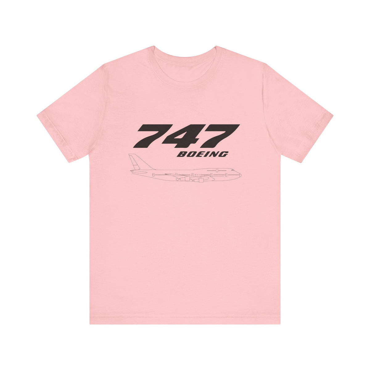 747 Unisex Jersey Tee - Perfect for Aviation Enthusiasts