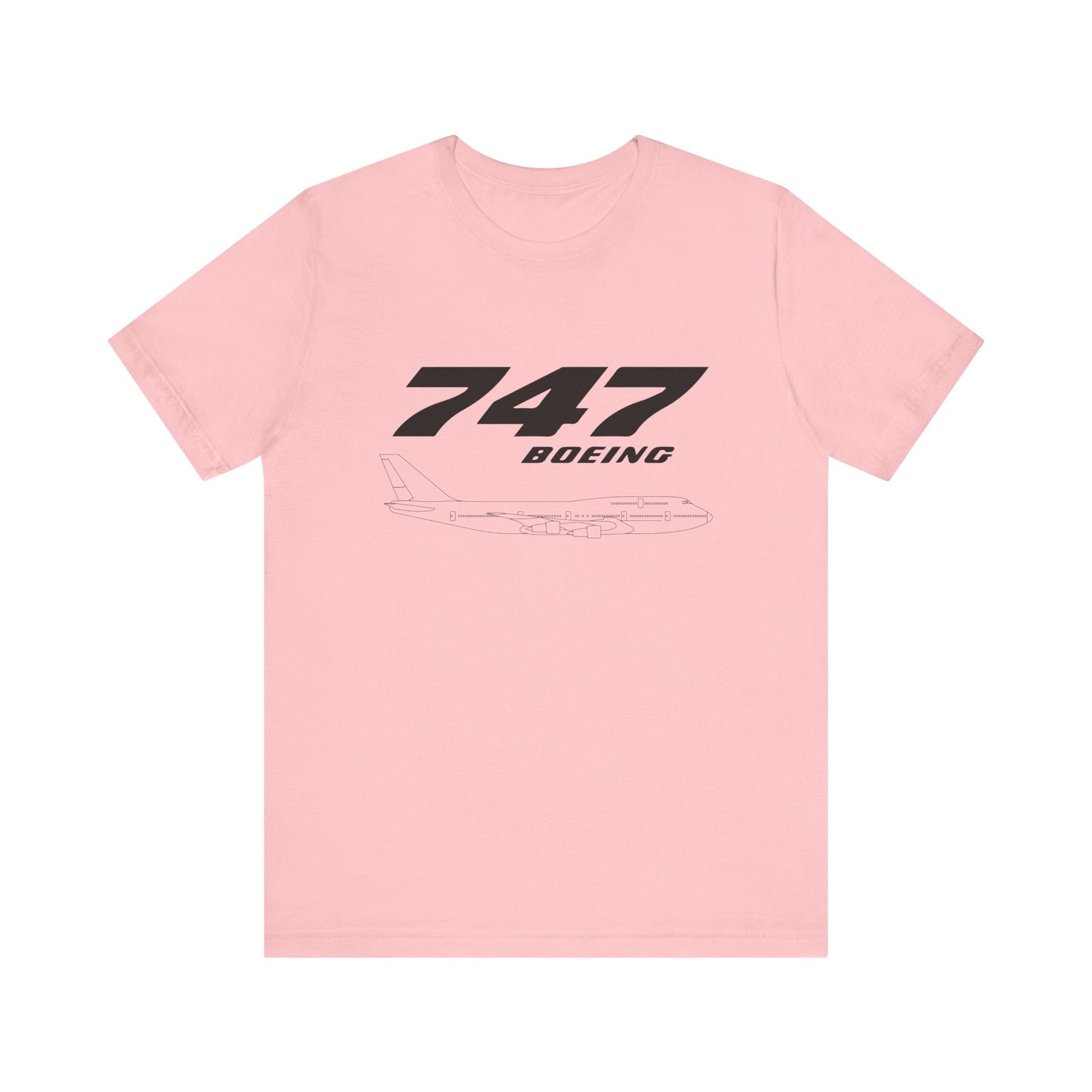 747 Unisex Jersey Tee - Perfect for Aviation Enthusiasts