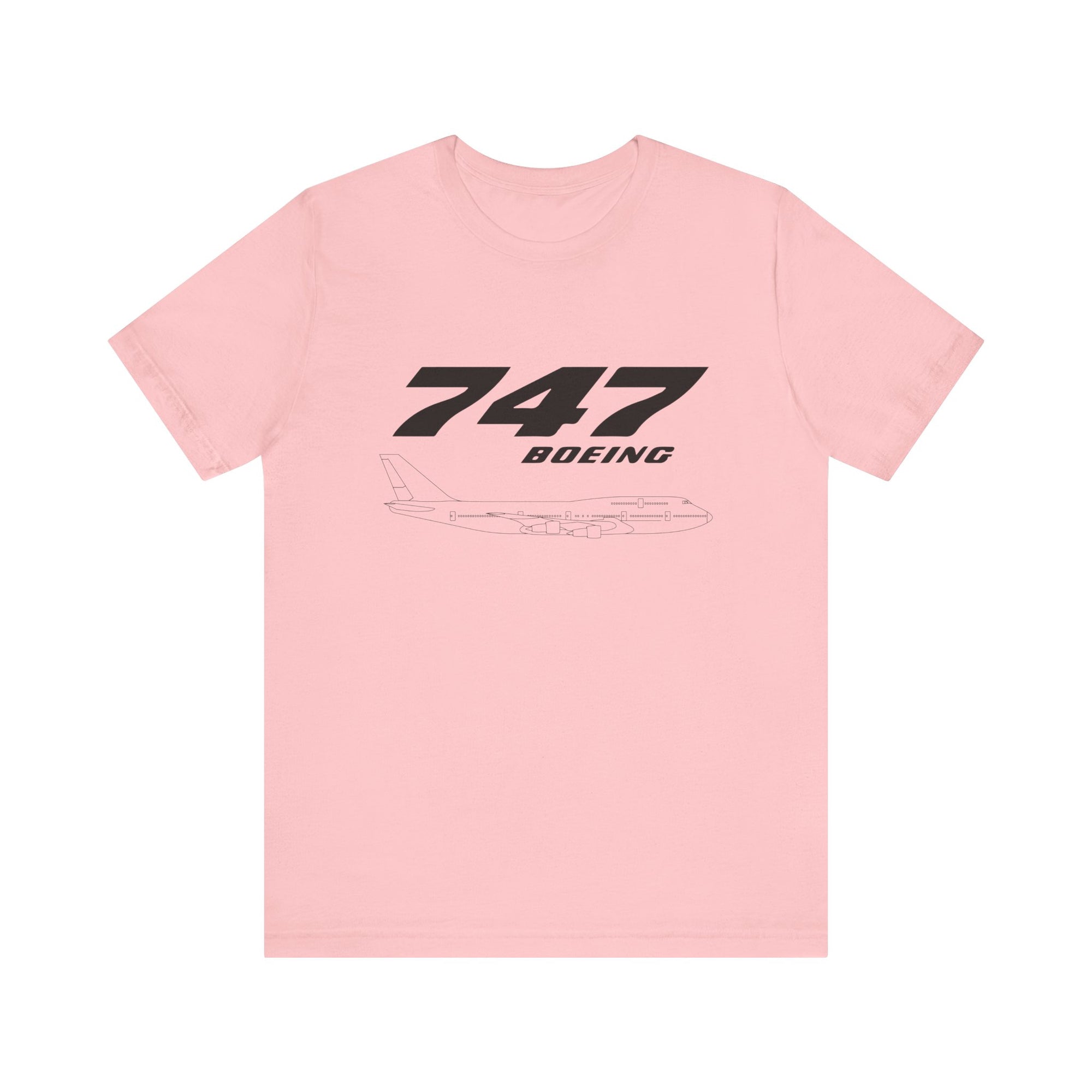 747 Unisex Jersey Tee - Perfect for Aviation Enthusiasts