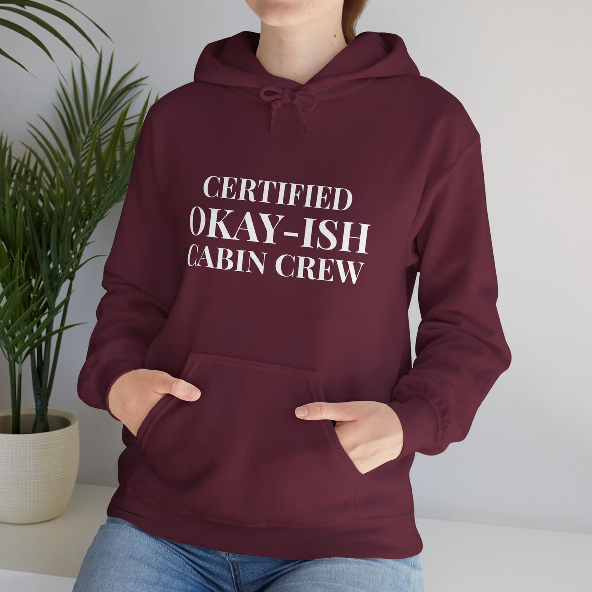 Certified Okay-ish Cabin Crew - Pullover Hoodie