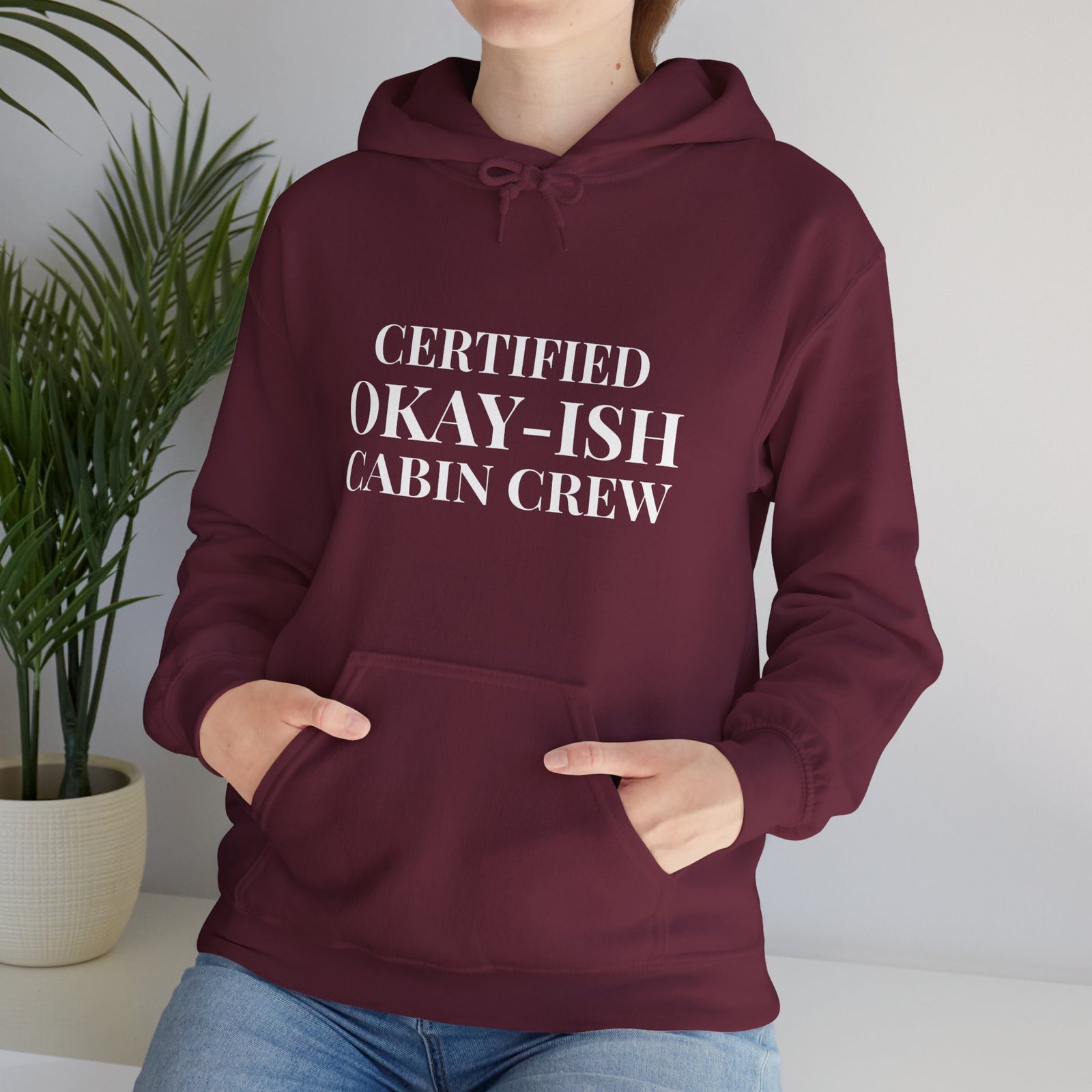Certified Okay-ish Cabin Crew - Pullover Hoodie