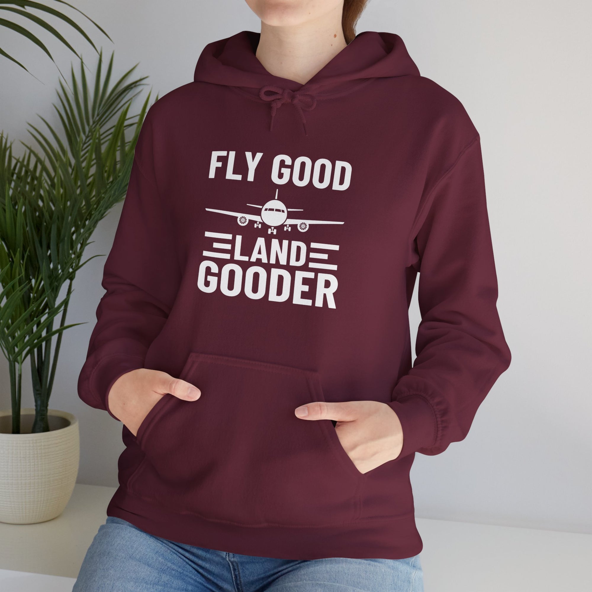 Fly Good Land Gooder  - Pullover Hoodie