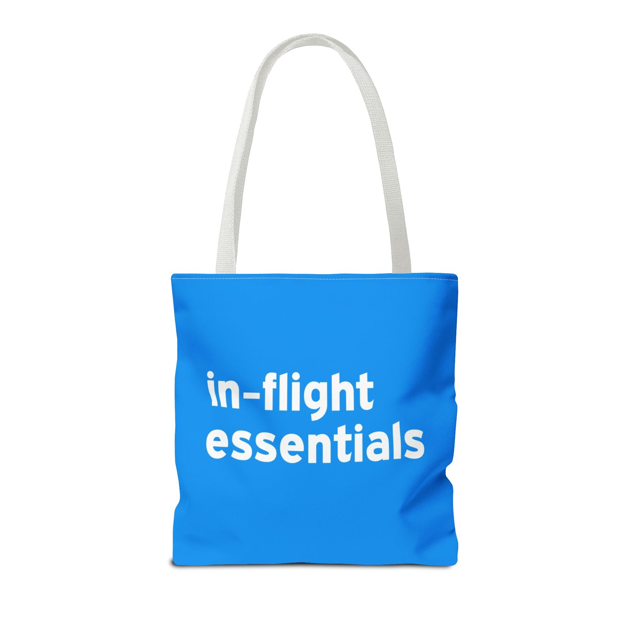 In Flight Essentials Tote Bag — Printed Green Travel Tote