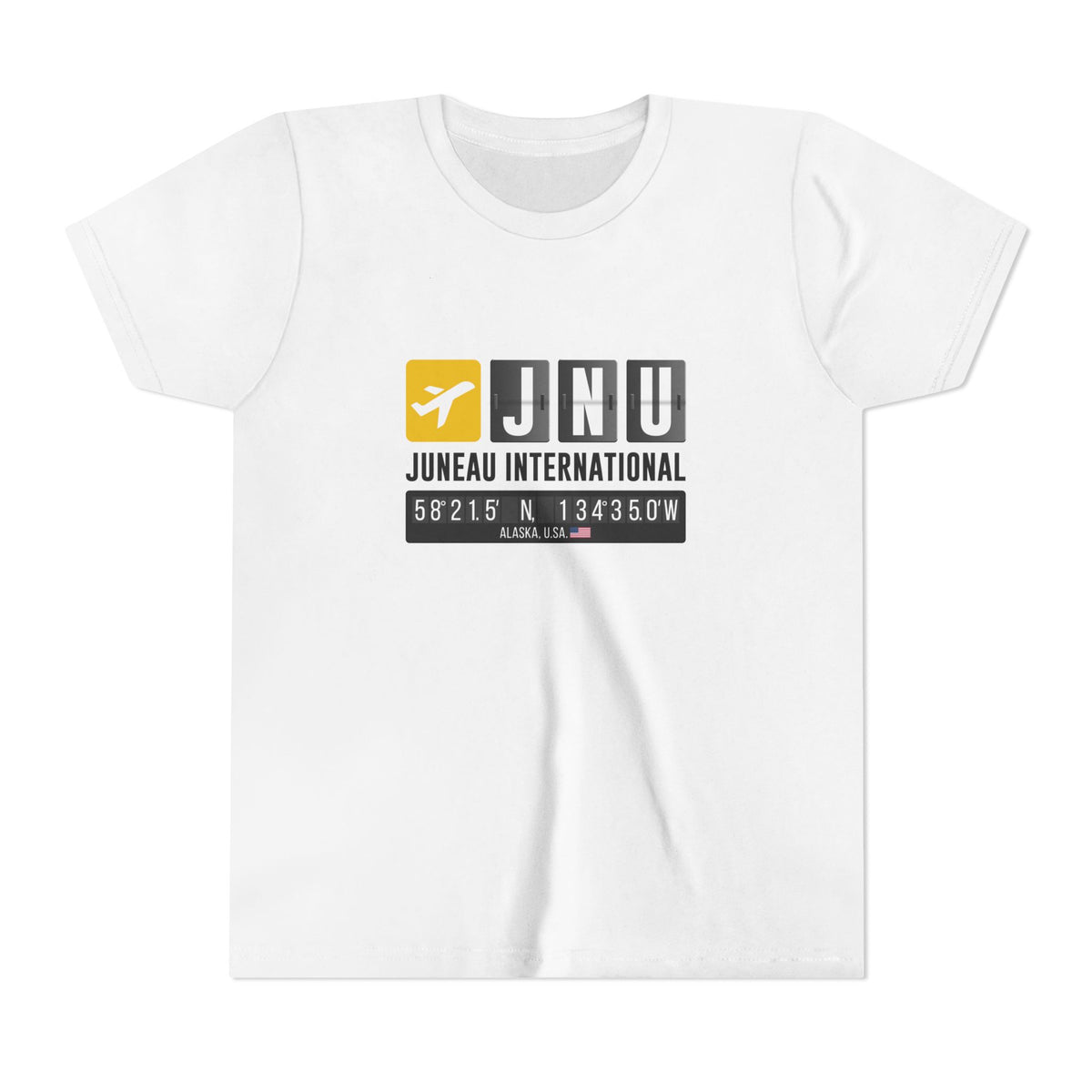 JNU Juneau International Airport  - Unisex Youth Short Sleeve Tee