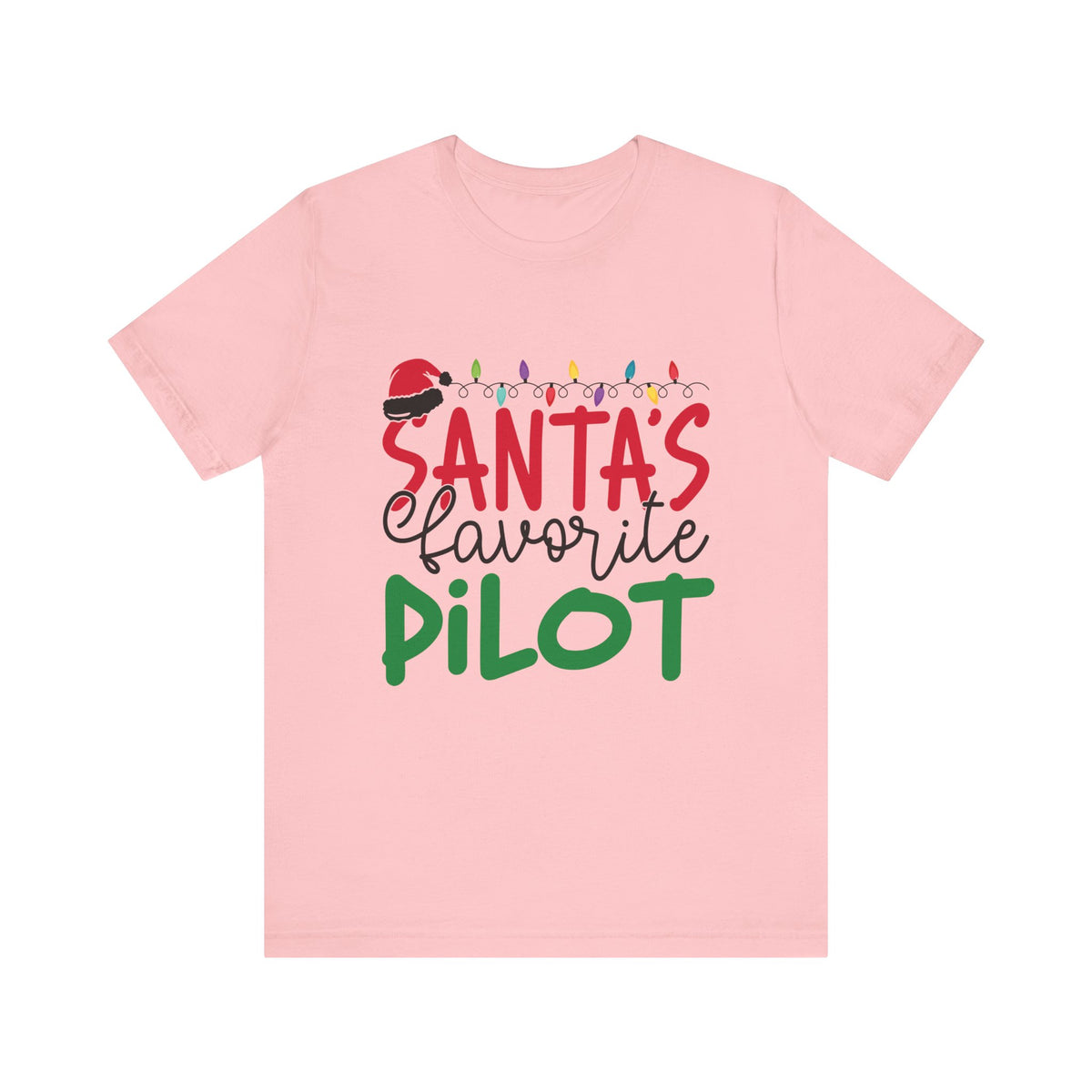Santa’s favourite pilot Unisex Jersey Tee - Perfect for Aviation Enthusiasts