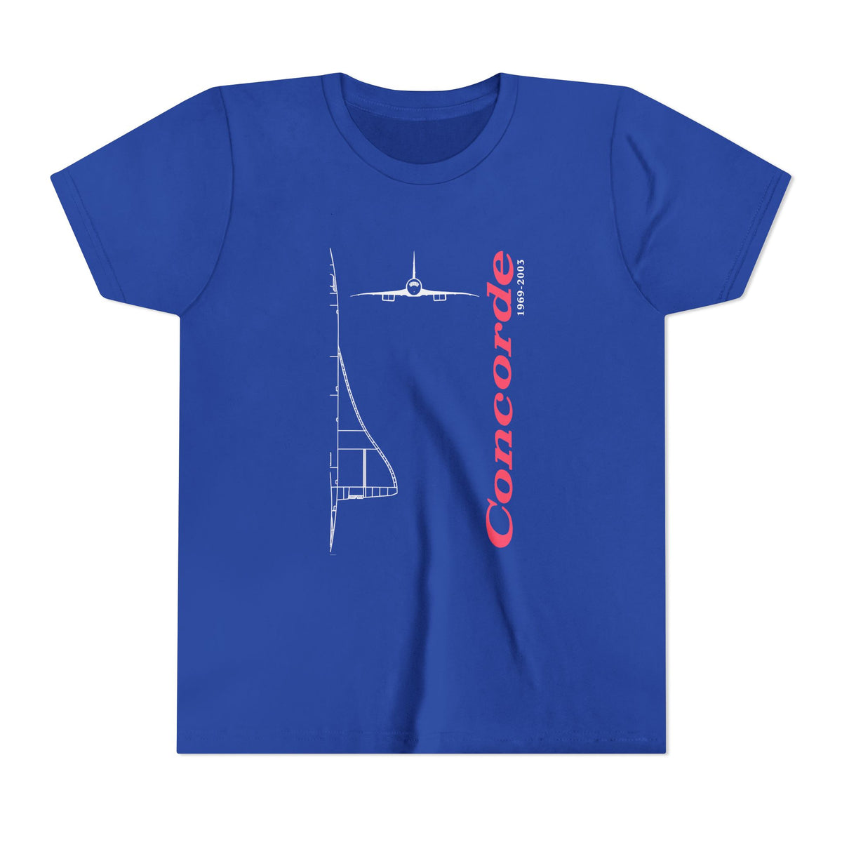 Concorde 1969 to 2003 - Unisex Youth Short Sleeve Tee