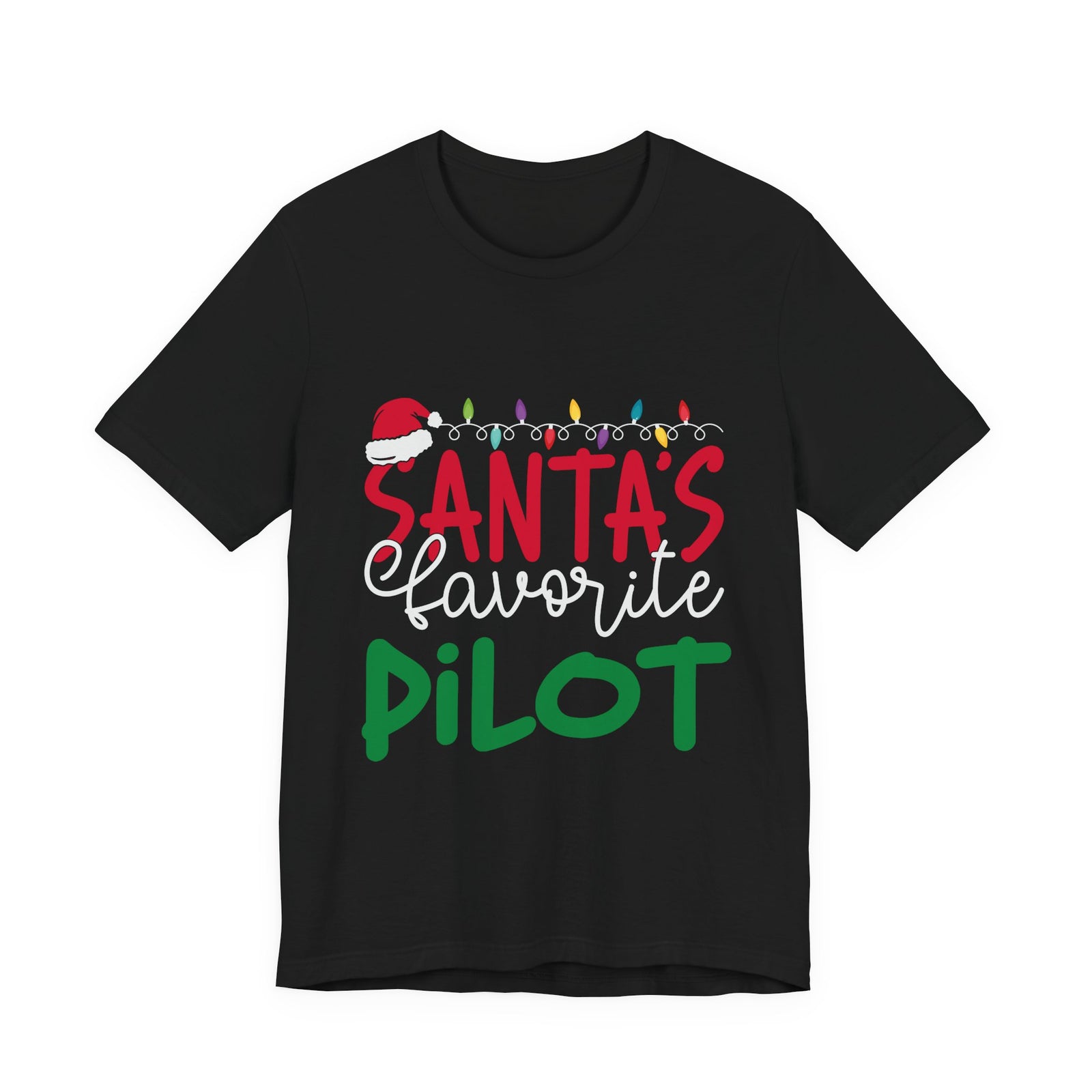 Santa’s favourite pilot Unisex Jersey Tee - Perfect for Aviation Enthusiasts