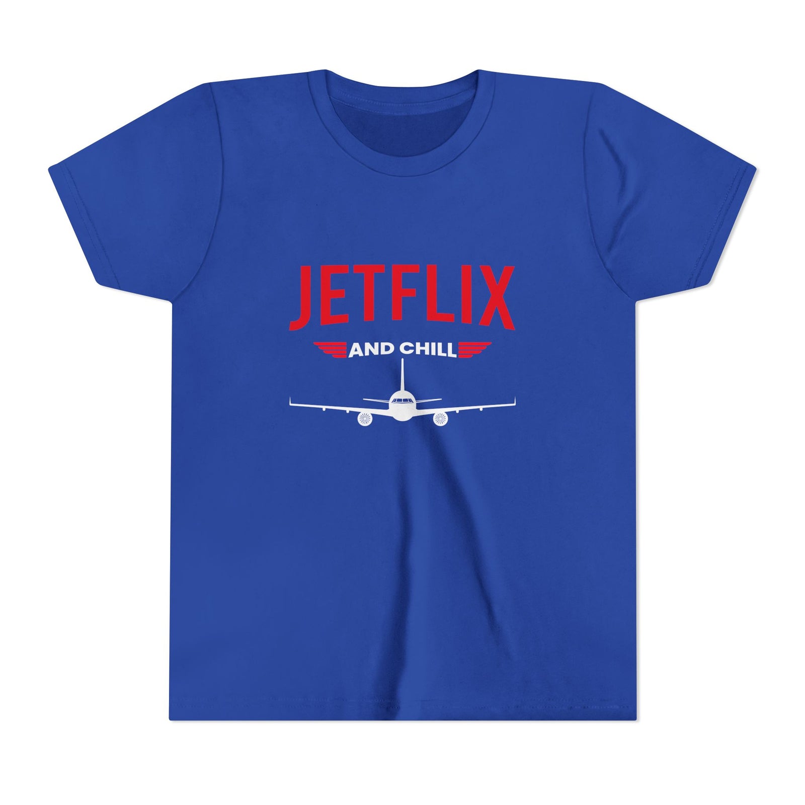 JetFlix And Chill - Unisex Youth Short Sleeve Tee