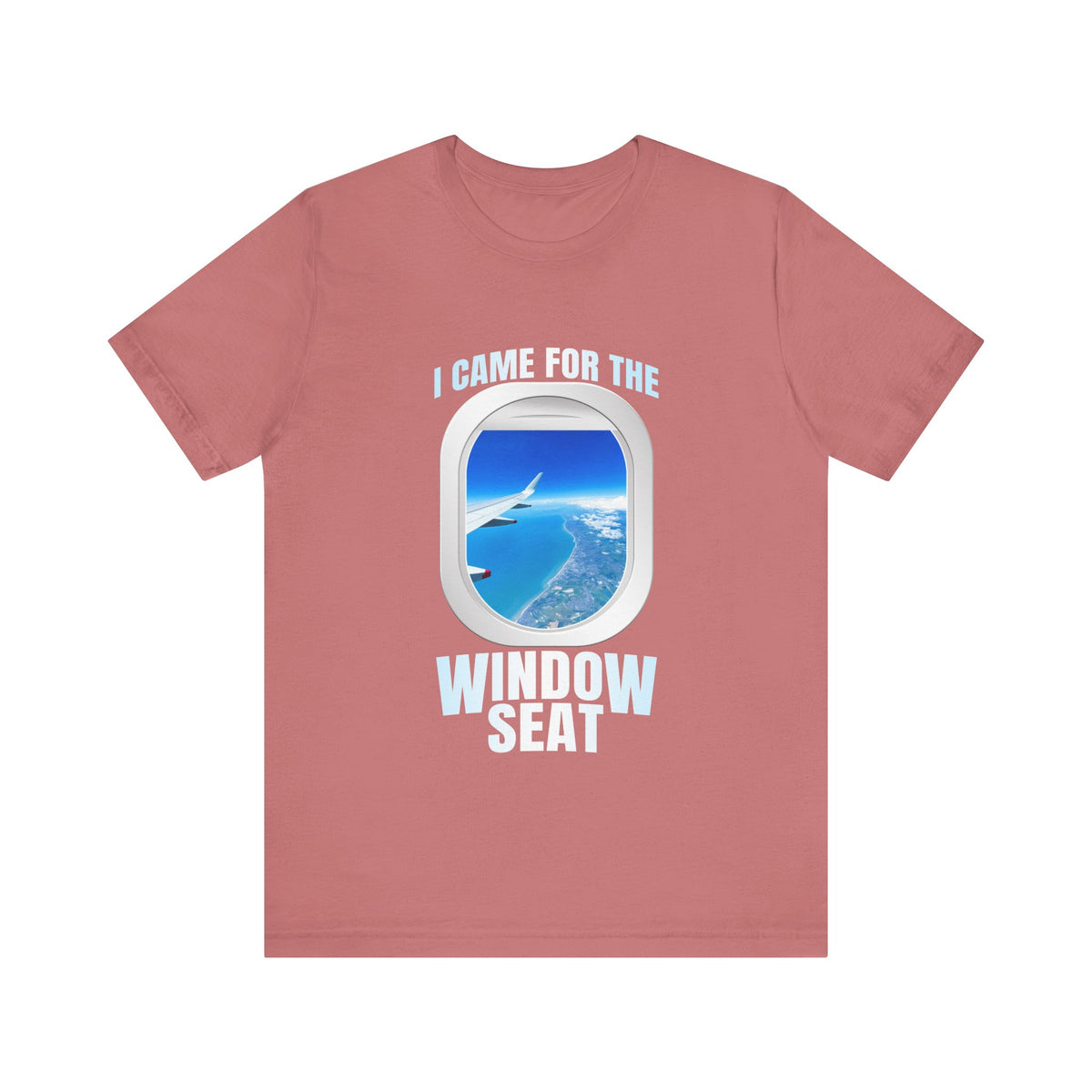 I Came For The Window Seat - Unisex Jersey Tee