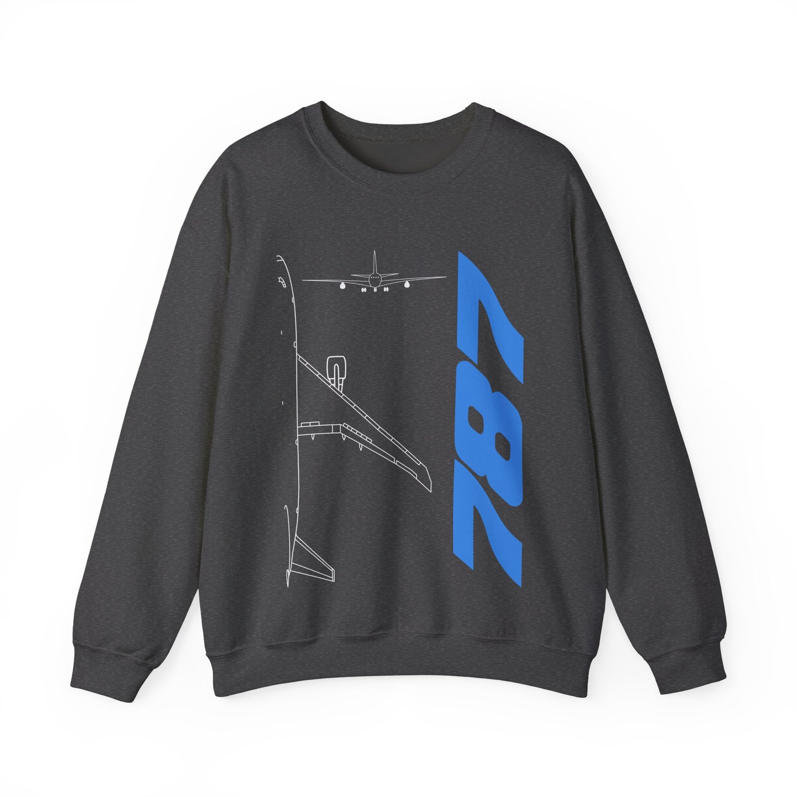 Boeing 787 Crewneck Sweatshirt - Travel Inspiring Cozy Apparel