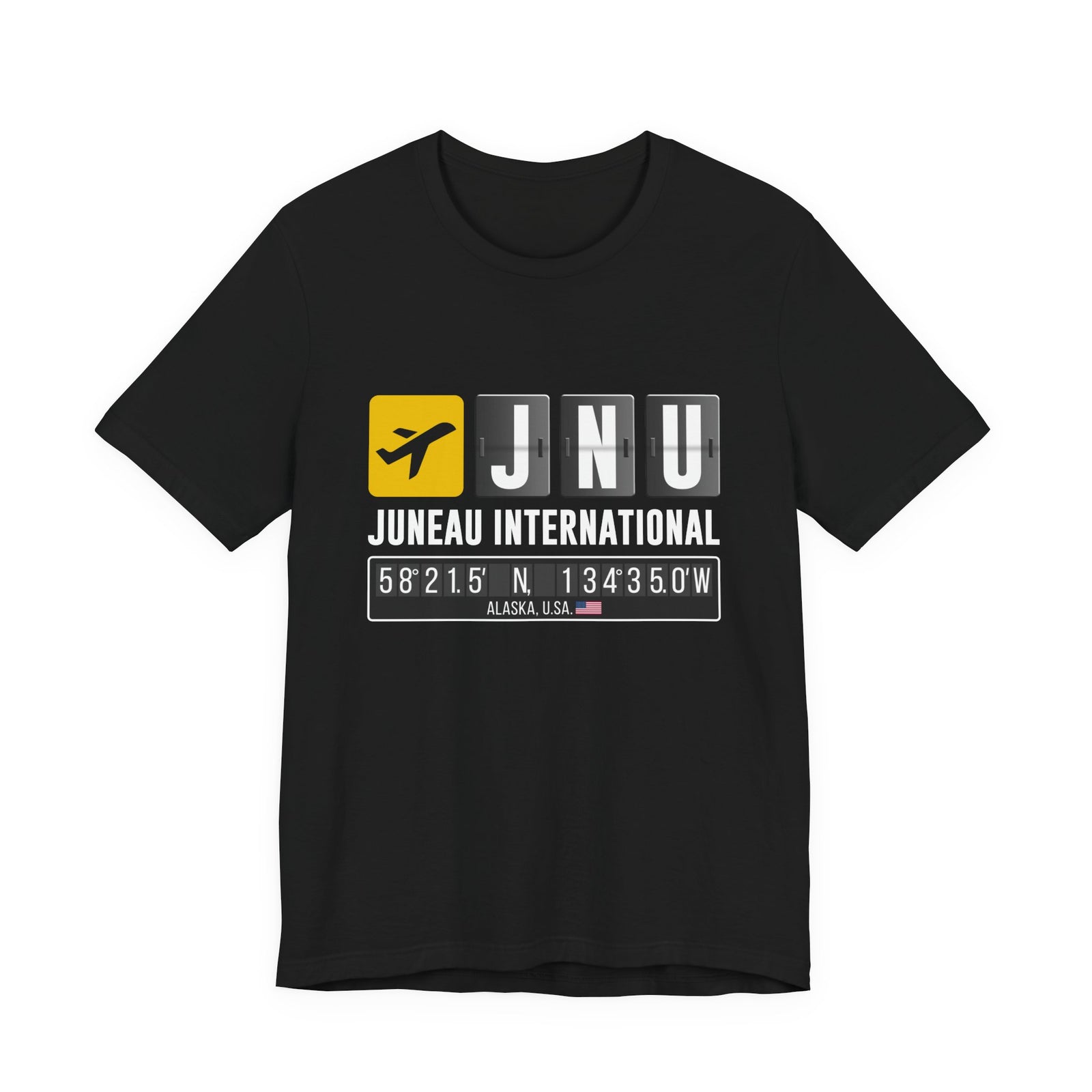 JNU Juneau International Airport - Unisex Jersey Tee