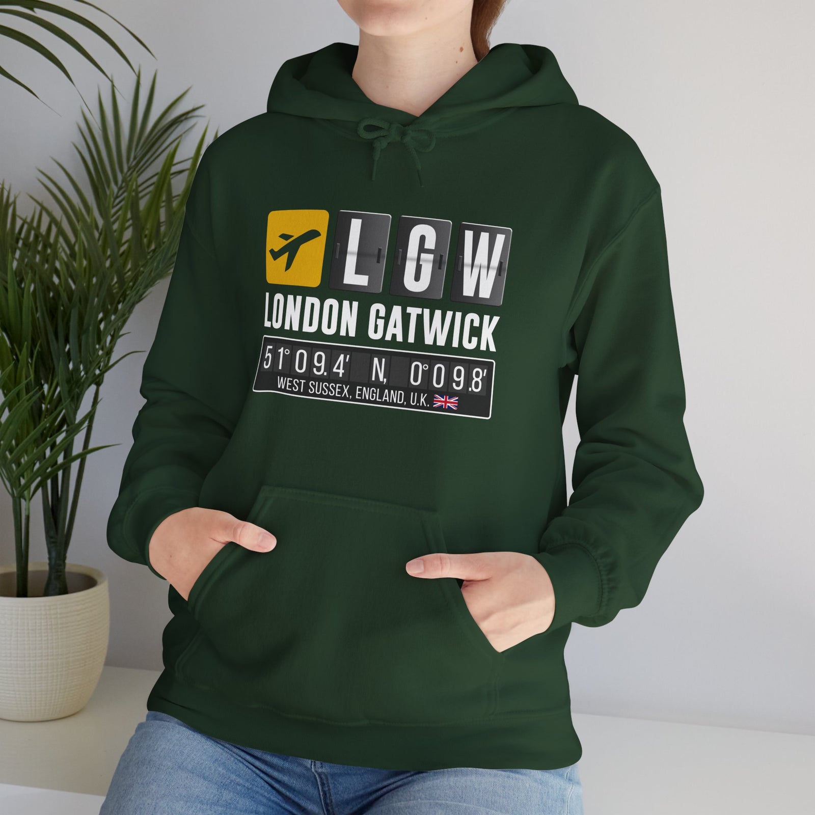 LGW London Gatwick  - Pullover Hoodie