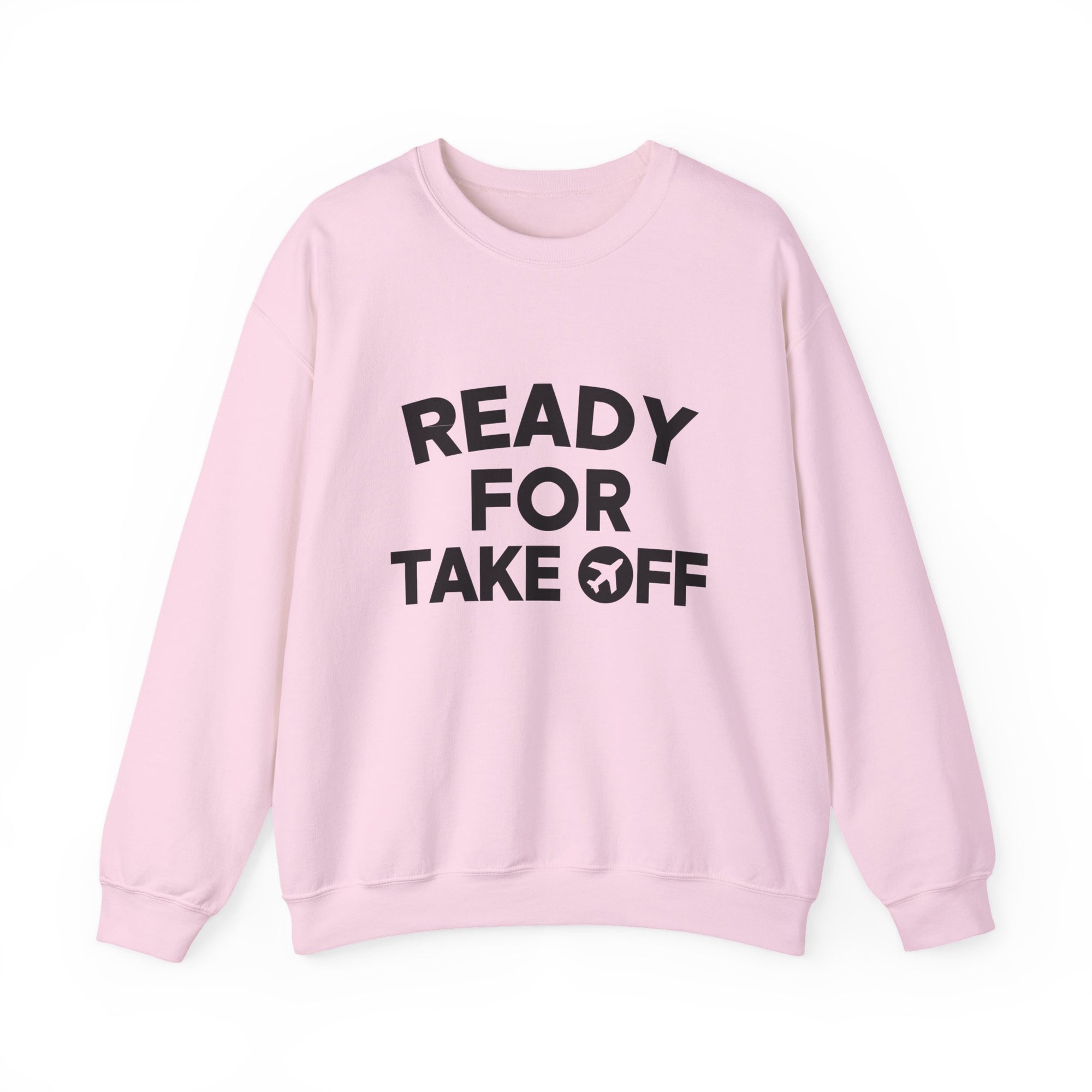 Ready for Takeoff Crewneck Sweatshirt - Travel Inspiring Cozy Apparel