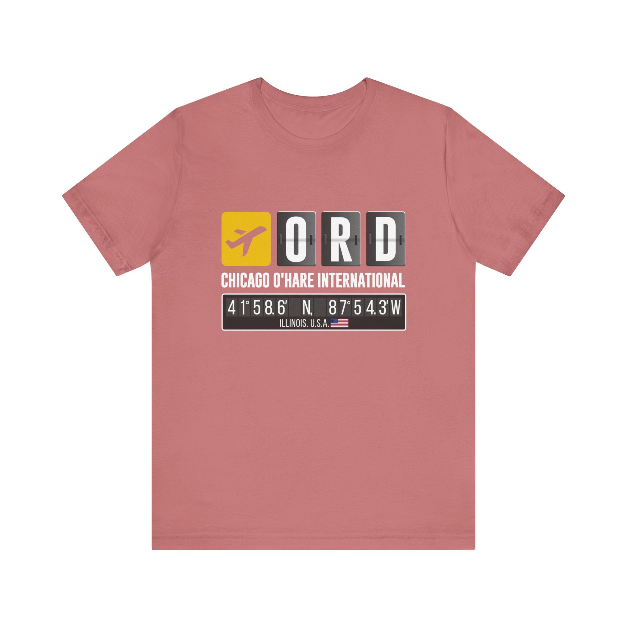 ORD Chicago O'Hare International Airport - Unisex Jersey Tee