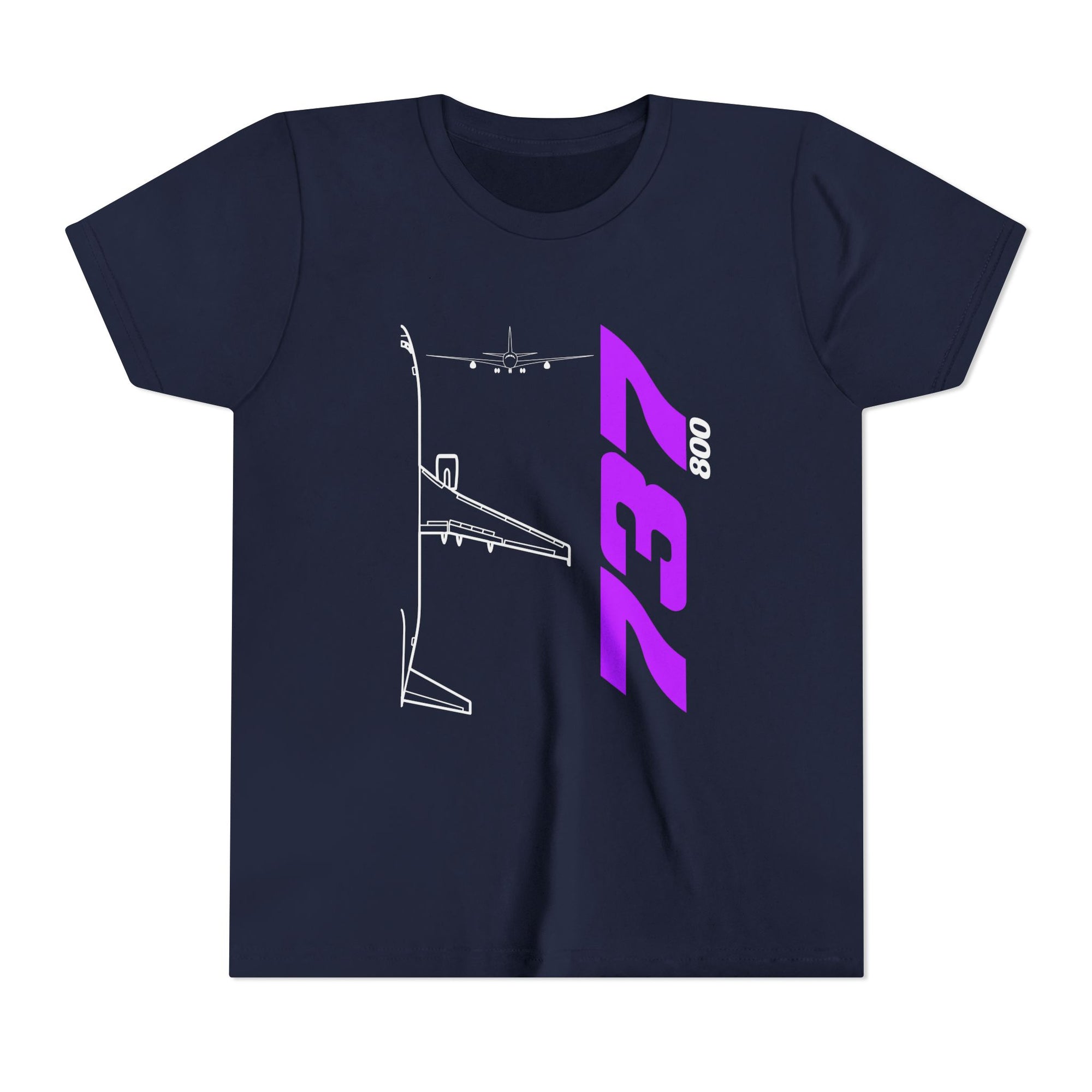 Boeing 737-800 - Unisex Youth Short Sleeve Tee