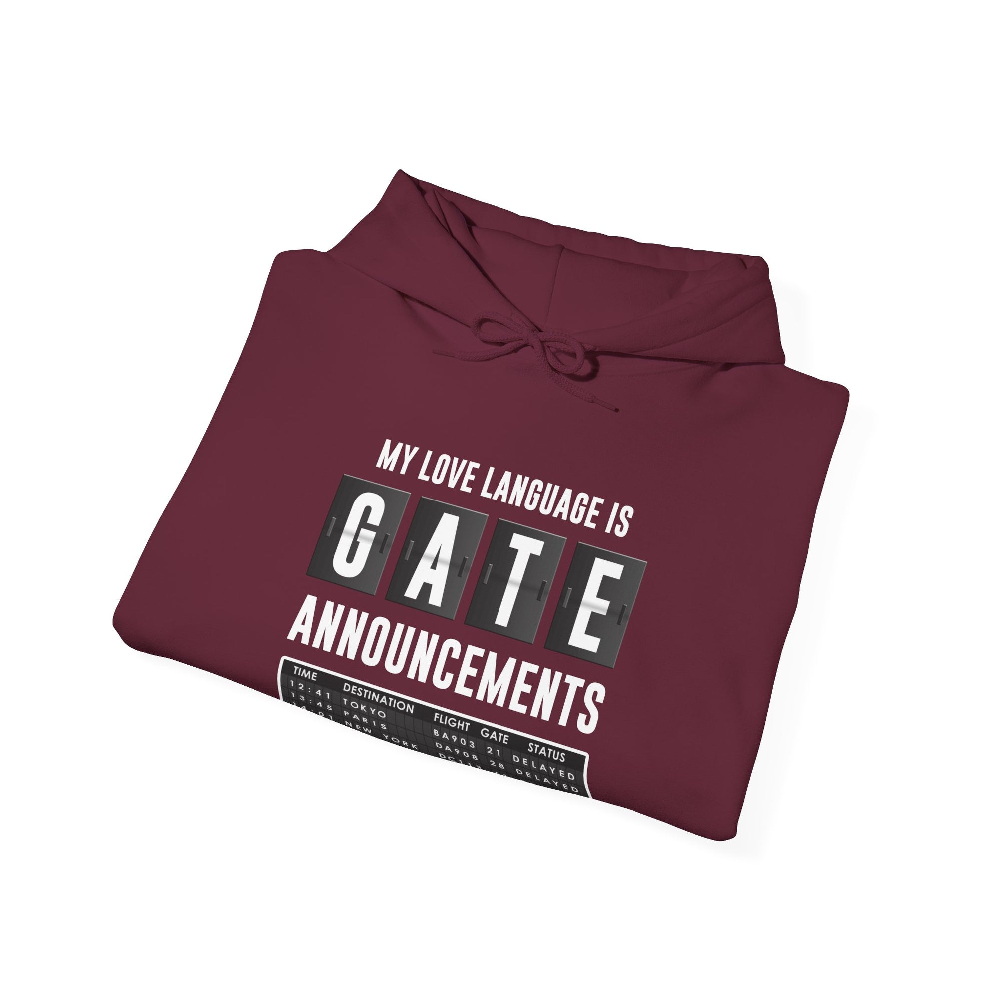 My Love Language Is Gate Announcement - Pullover Hoodie