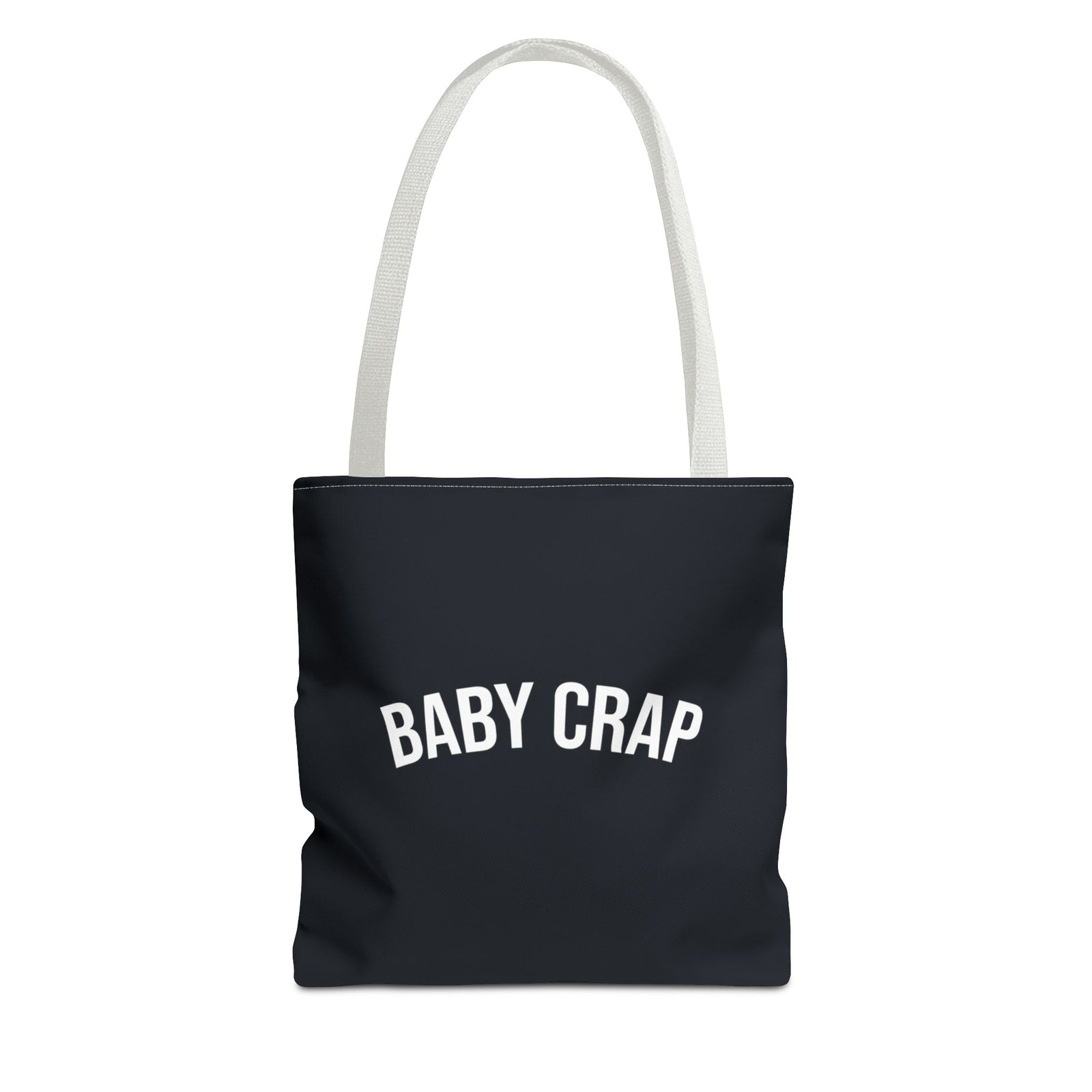 Baby Crap Tote Bag — Printed Green Travel Tote