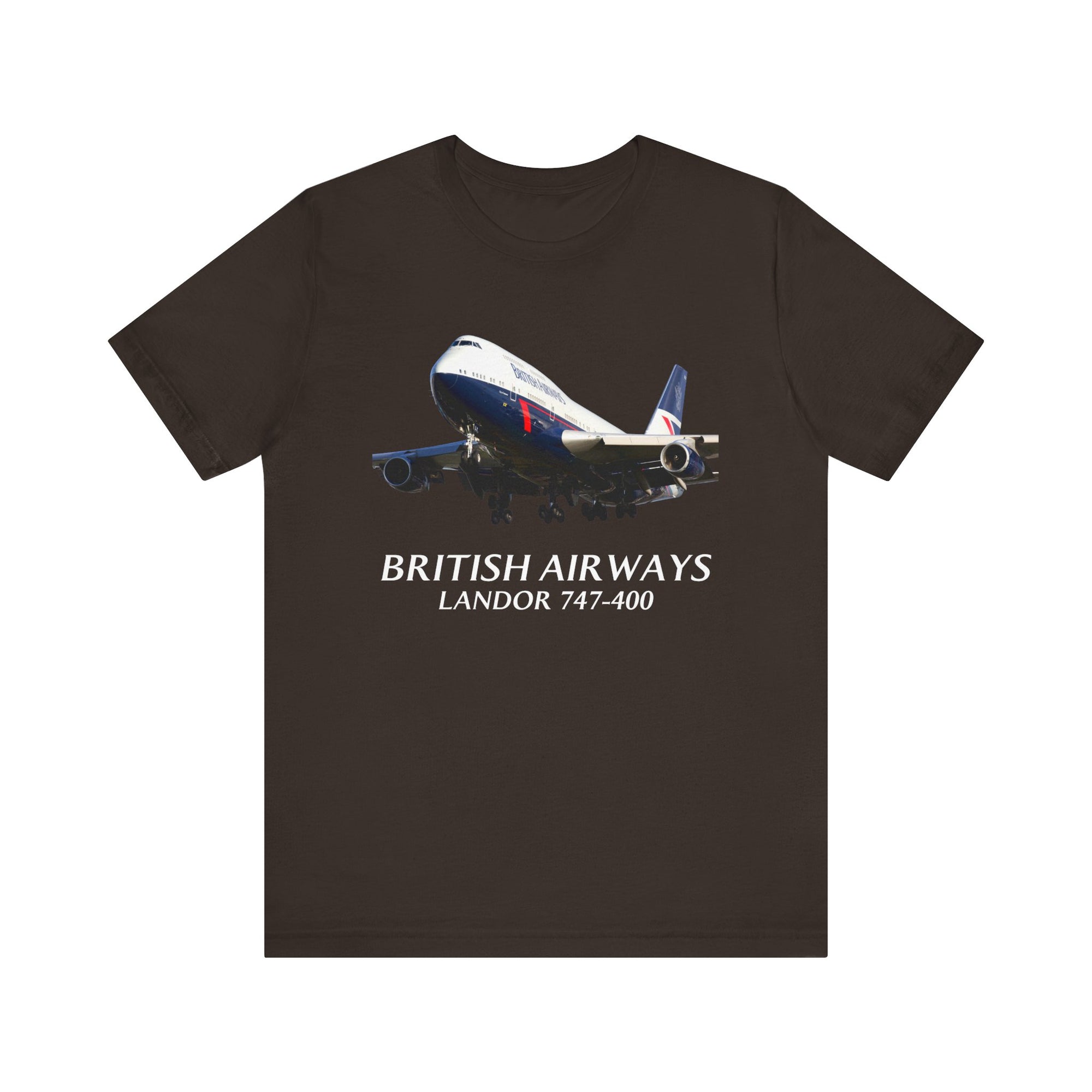 British Airways Landor 747-400   - Unisex Jersey Tee