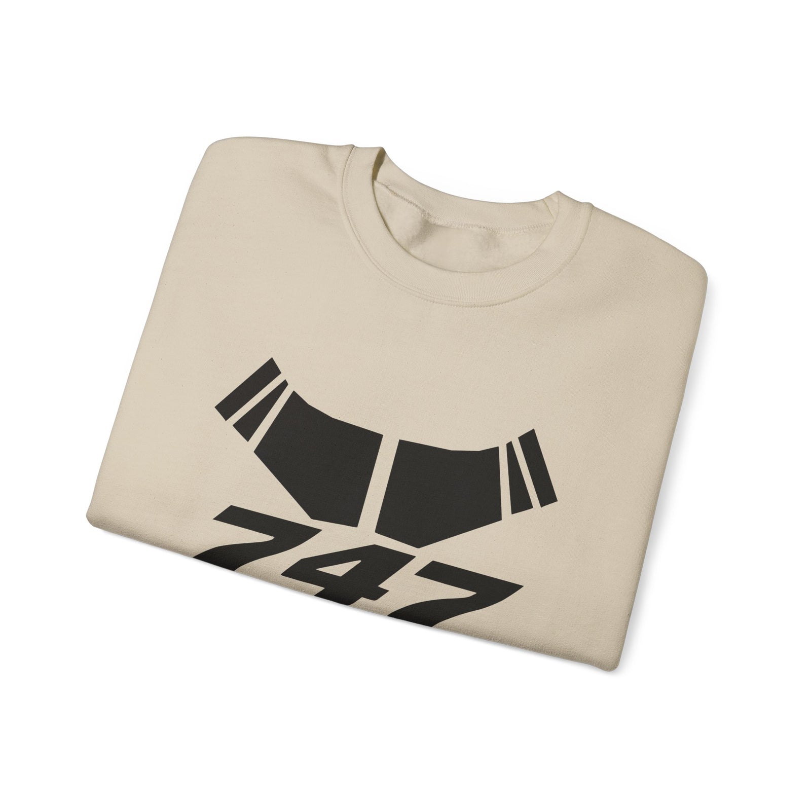 Boeing 747 Windshield Crewneck Sweatshirt - Travel Inspiring Cozy Apparel