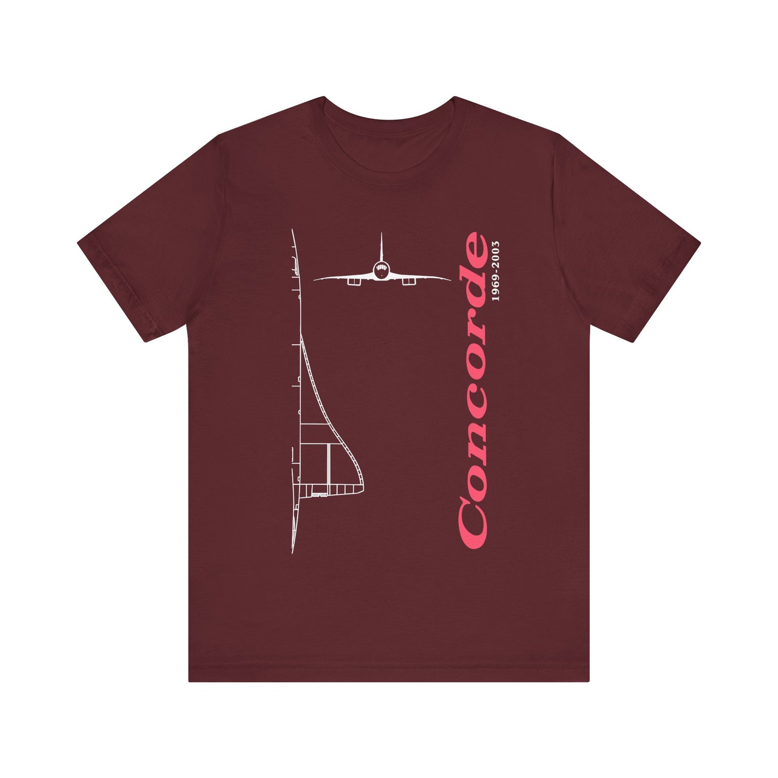 Concorde 1969-2003 Unisex Jersey Tee - Perfect for Aviation Enthusiasts