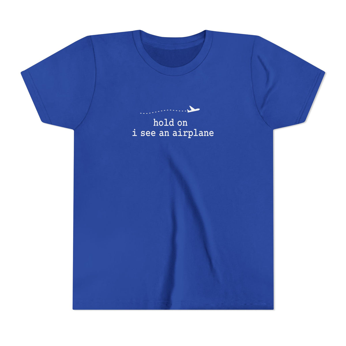I See An Airplane  - Unisex Youth Short Sleeve Tee