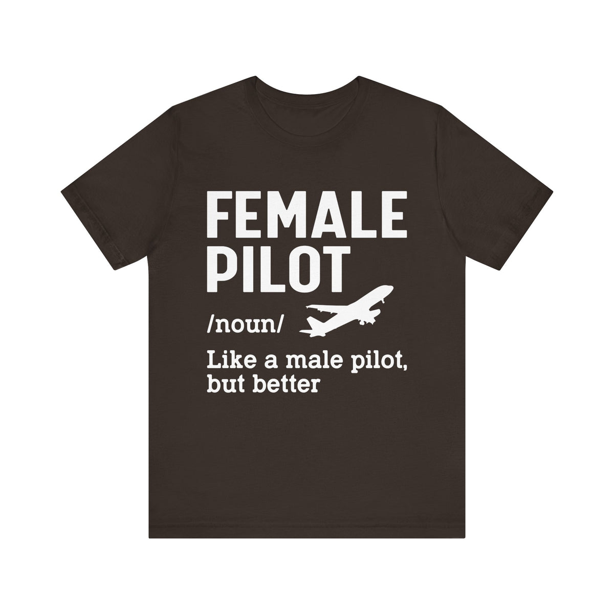 Female Pilot - Unisex Jersey Tee