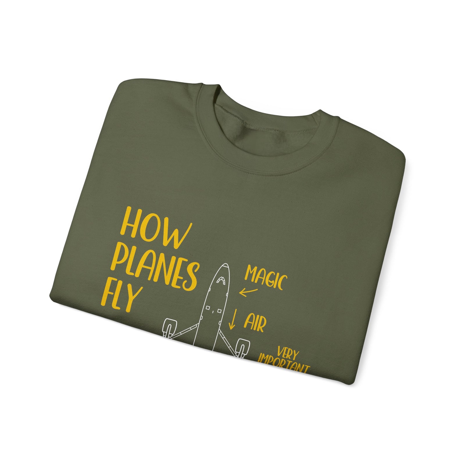 How Planes Fly?  -  Crewneck Sweatshirt