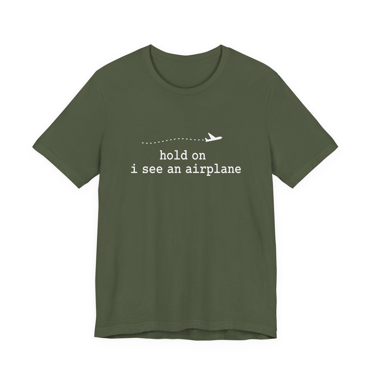 I See An Airplane Unisex Jersey Tee - Perfect for Aviation Enthusiasts