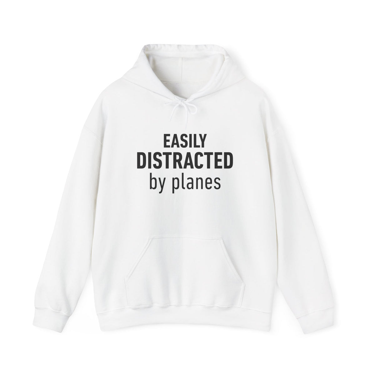 Easily Distracted by Planes - Pullover Hoodie