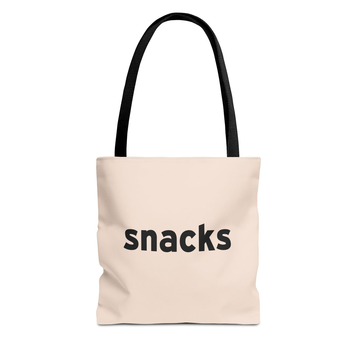 Snacks Tote Bag — Printed Green Travel Tote