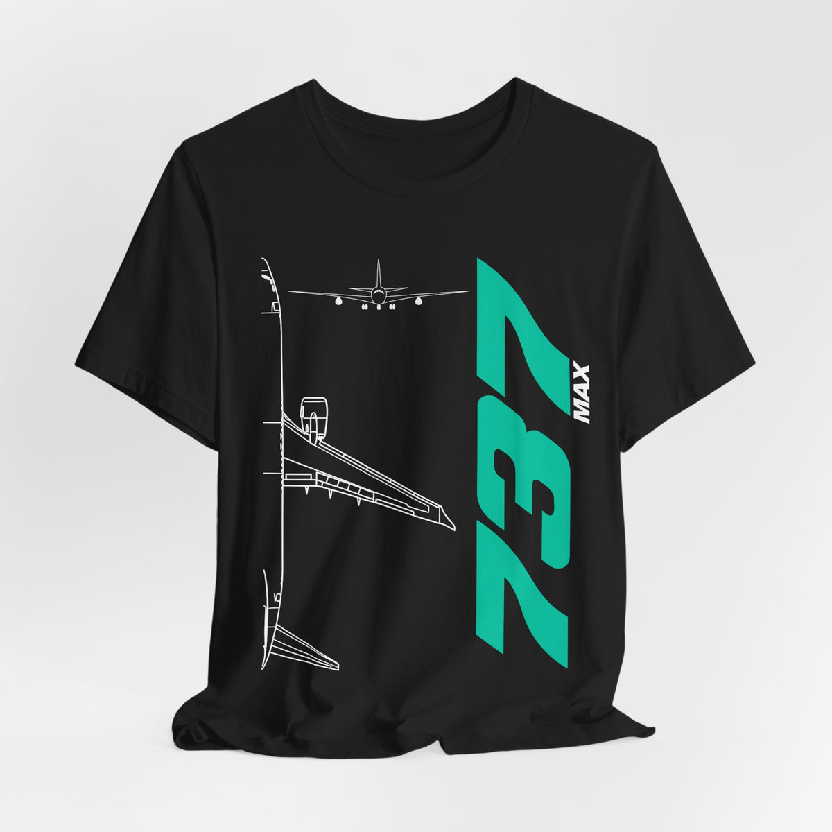 Boeing 737 Max  Unisex Jersey Tee - Perfect for Aviation Enthusiasts