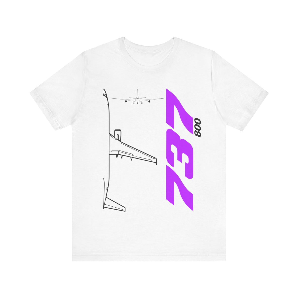 Boeing 737  Unisex Jersey Tee - Perfect for Aviation Enthusiasts