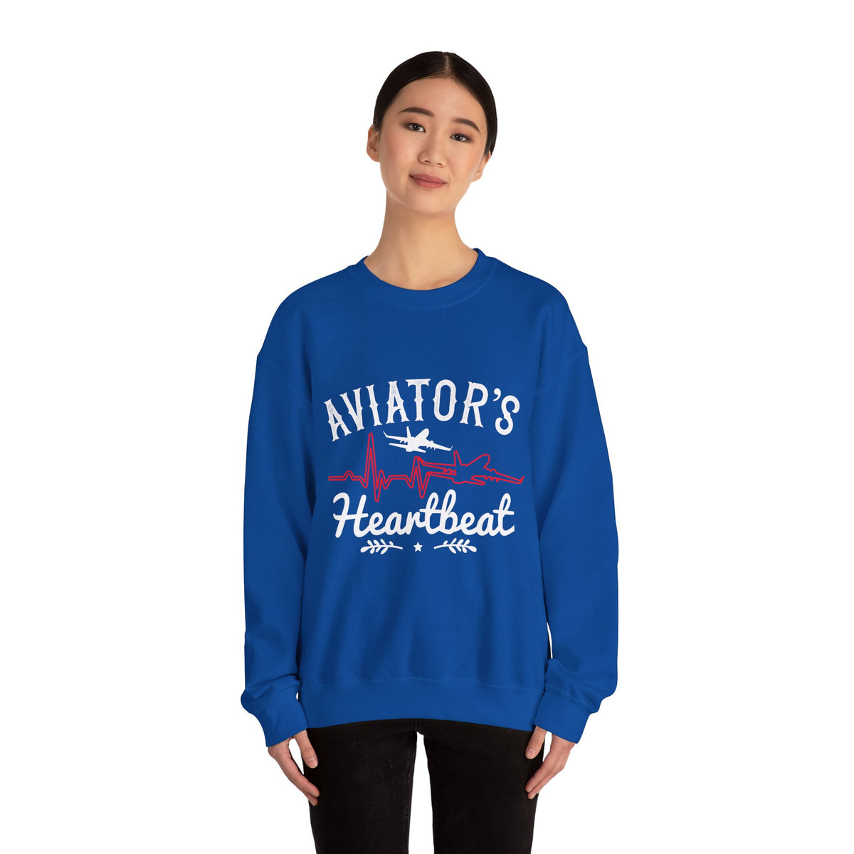 Aviators Heartbeat -  Unisex Crewneck Sweatshirt