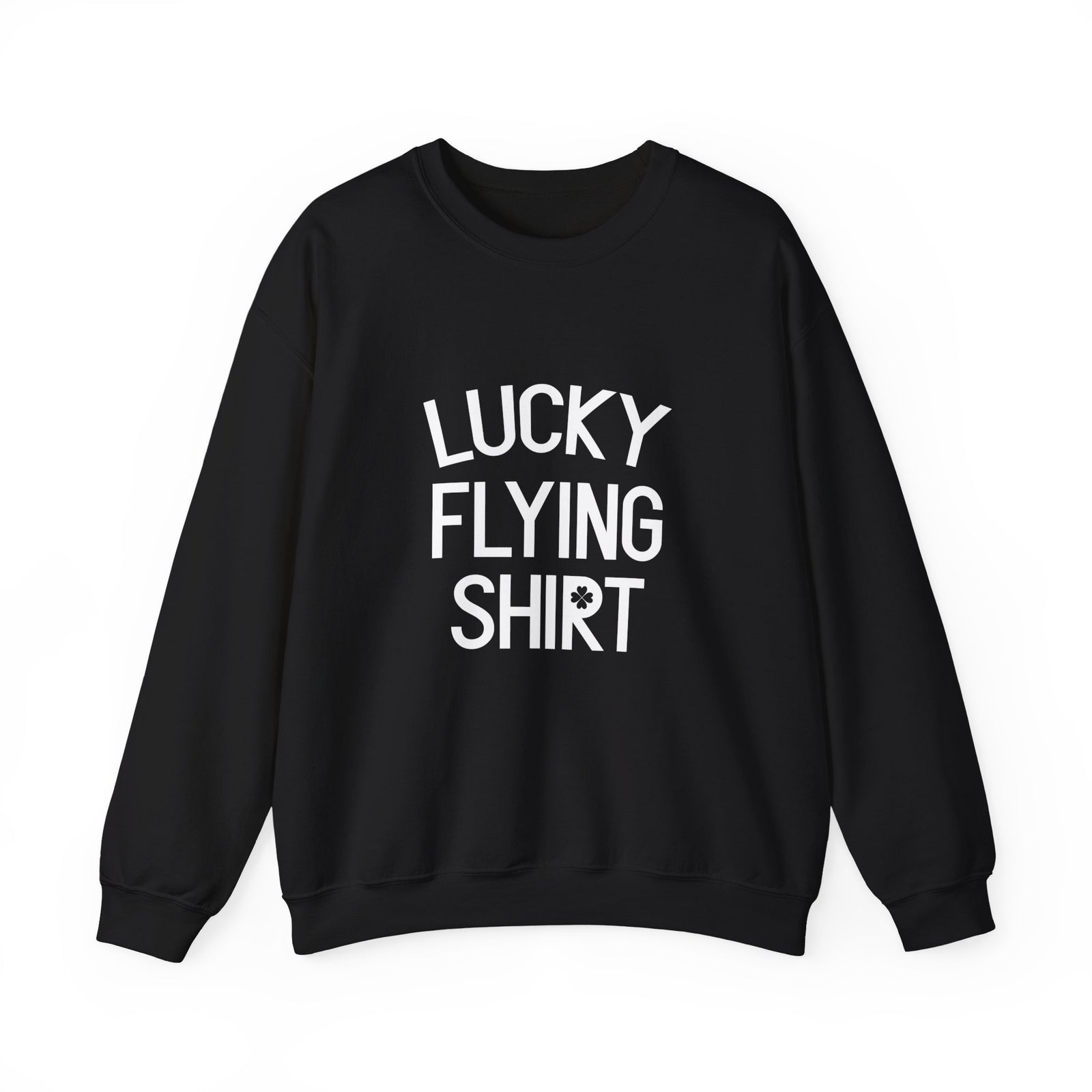 Lucky Flying Shirt  Crewneck Sweatshirt - Travel Inspiring Cozy Apparel