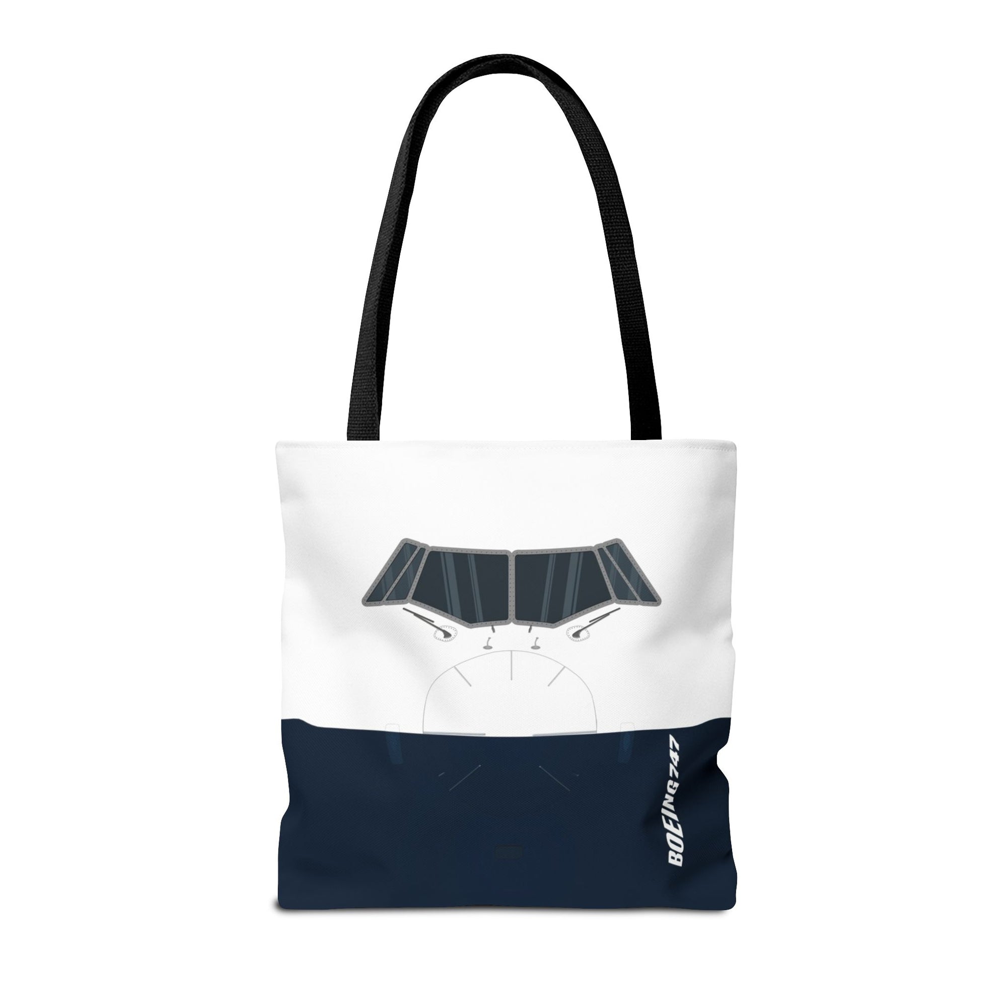 747 Tote Bag — Printed Green Travel Tote