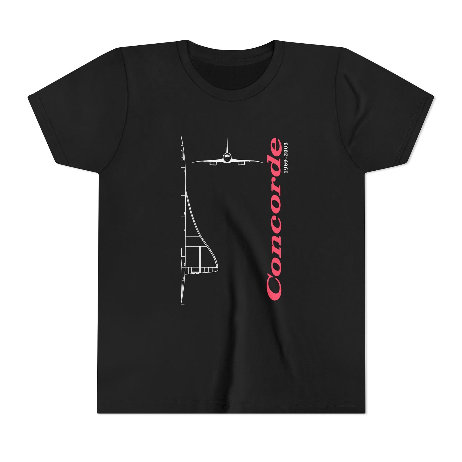 Concorde 1969 to 2003 - Unisex Youth Short Sleeve Tee