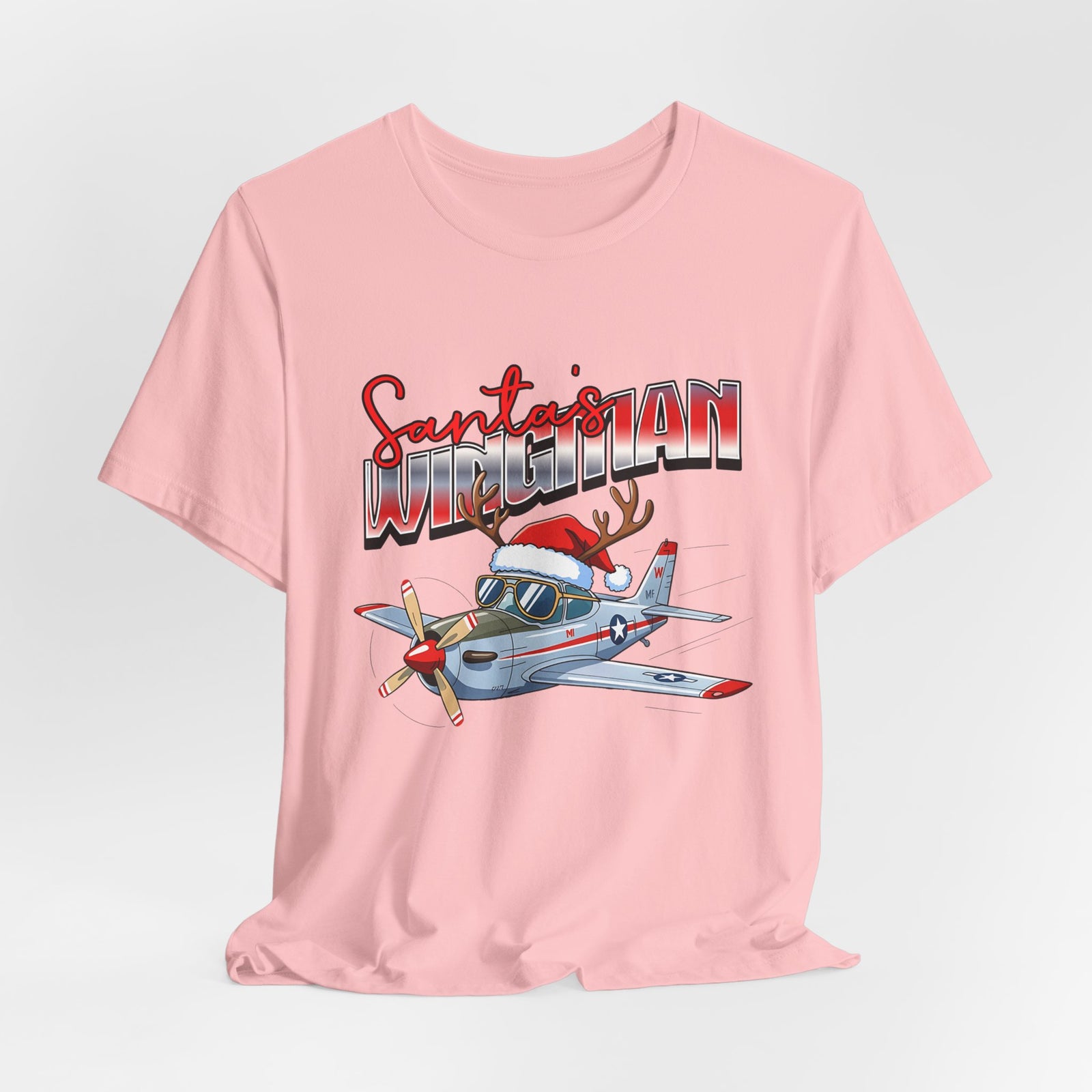 Santa’s wingman Unisex Jersey Tee - Perfect for Aviation Enthusiasts