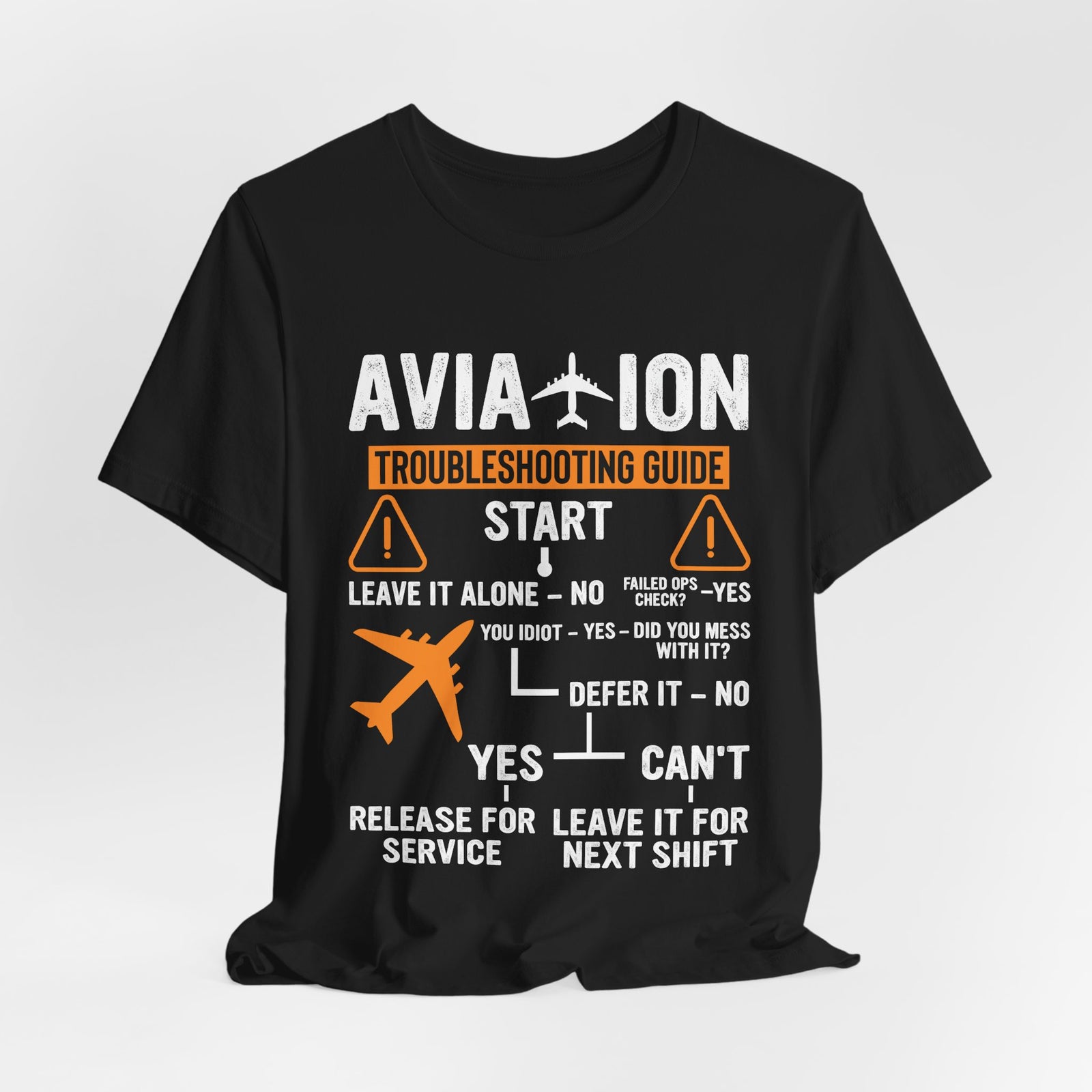 Aviation Troubleshooting Guide - Unisex Jersey Tee
