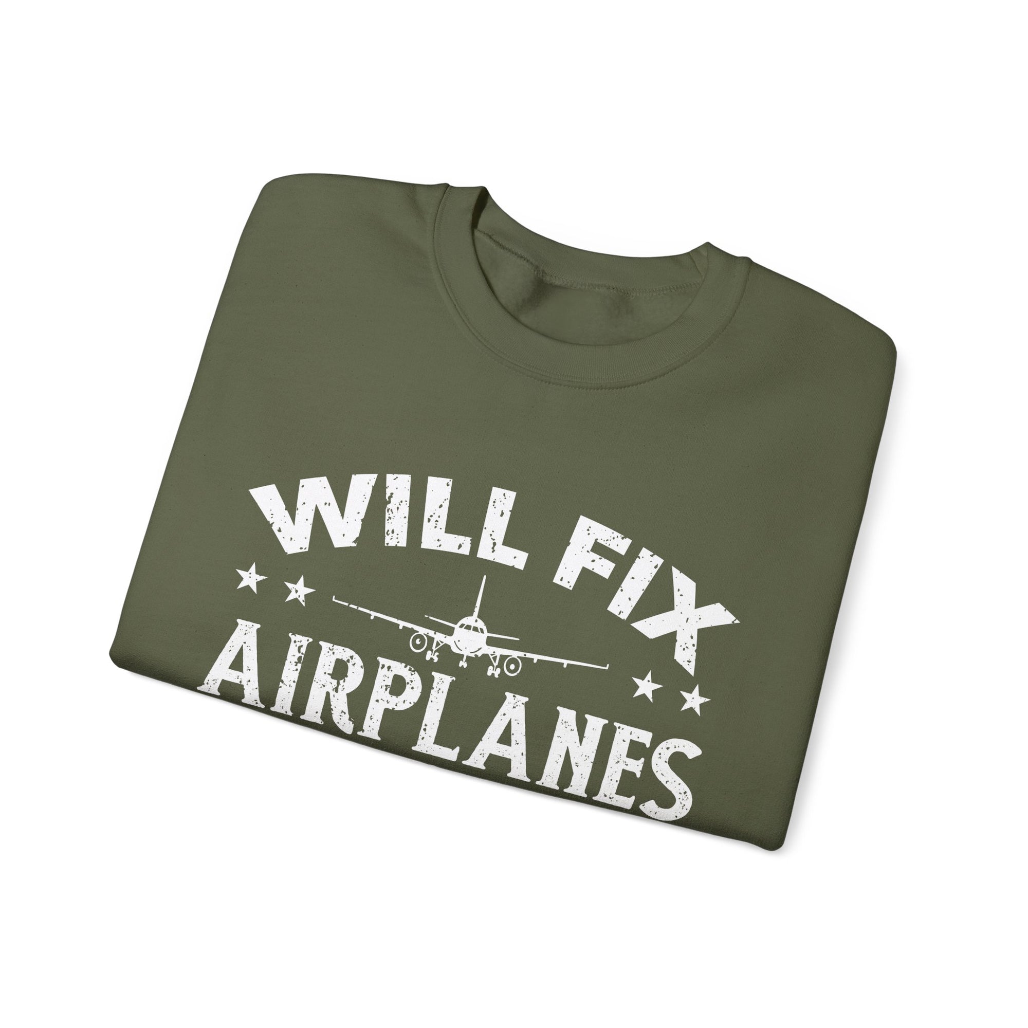 Will Fix Airplanes For Beer -  Unisex Crewneck Sweatshirt