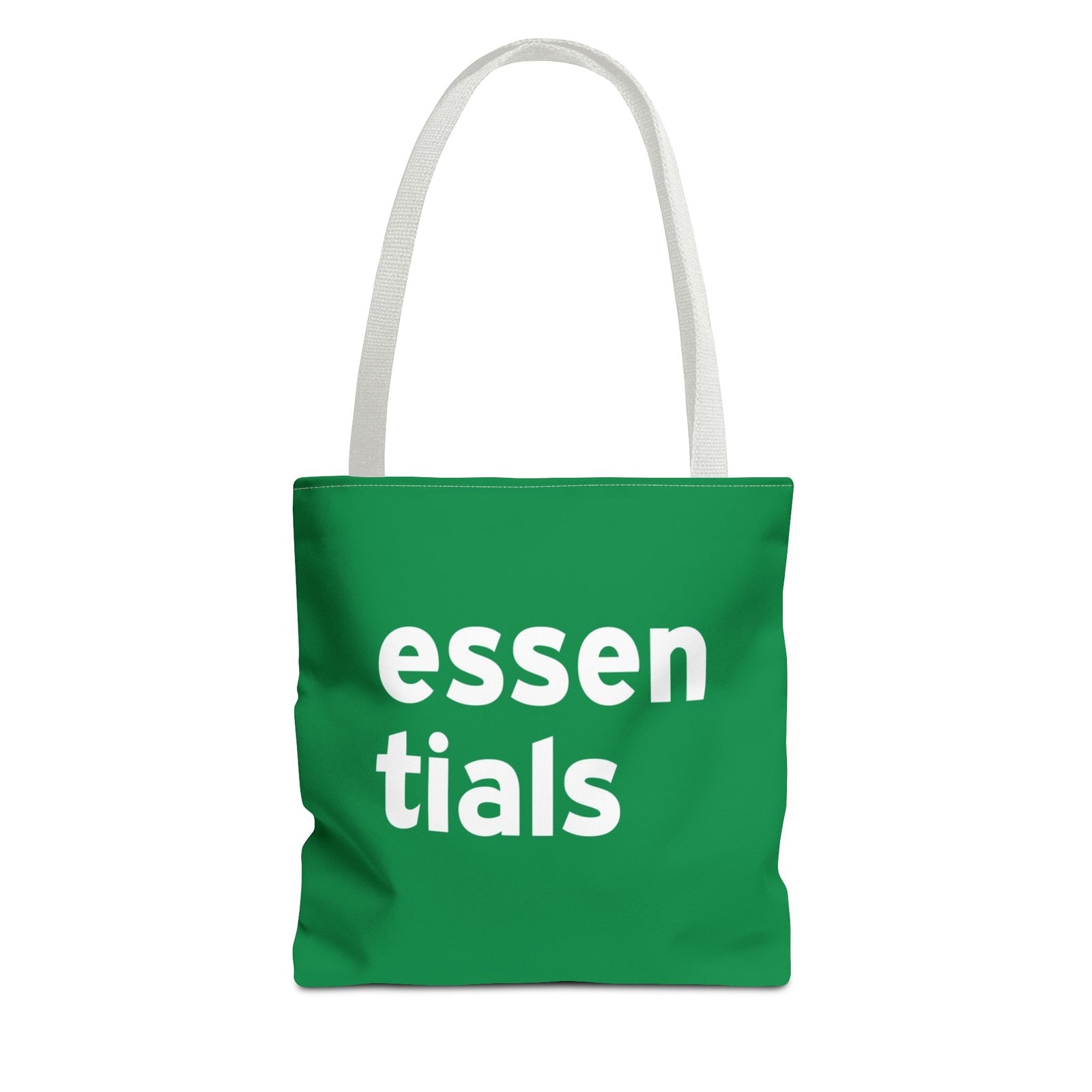 Essentials Tote Bag — Printed Green Travel Tote